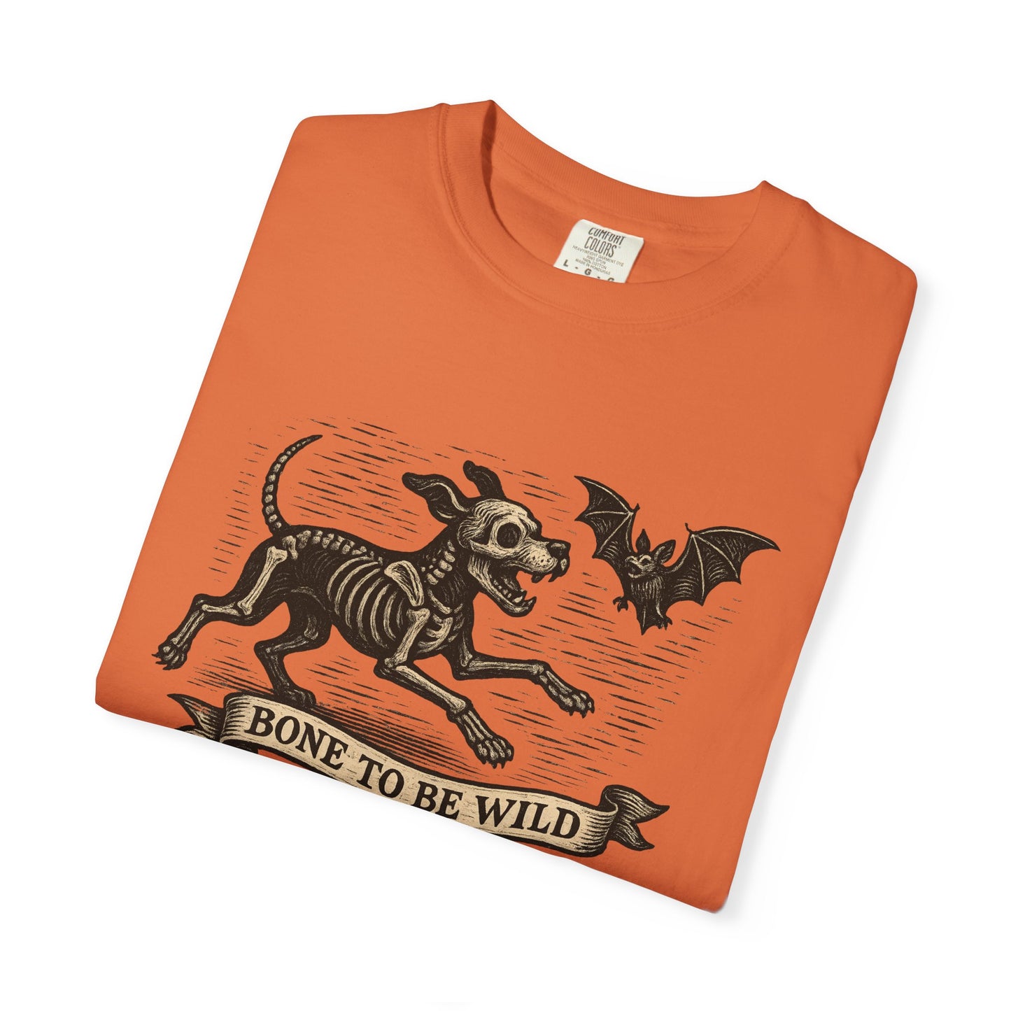 Bone To Be Wild Dog T-Shirt, Unisex Pet Lover Shirt, Halloween Tee, Funny Dog Apparel, Gift for Animal Lovers