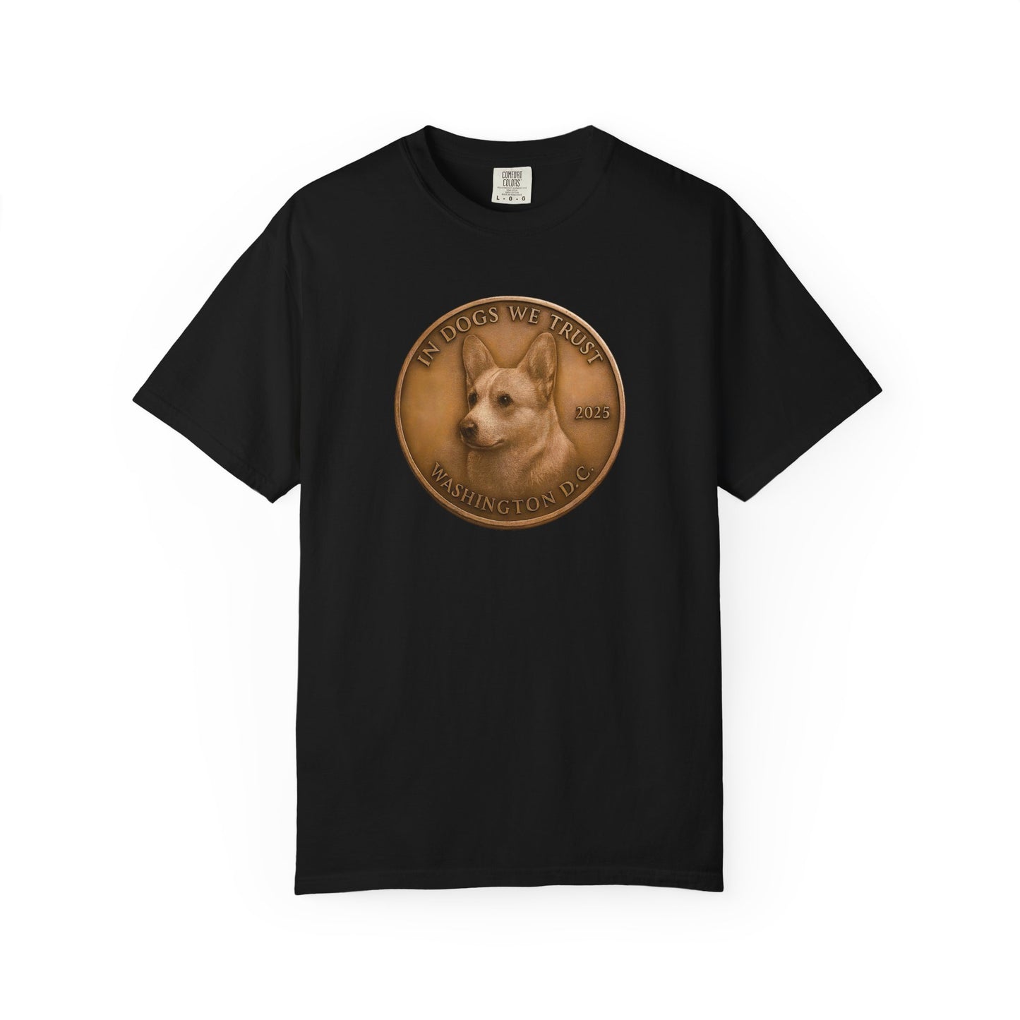 Washington DC State Coin T-Shirt Collection - Proud Dog Breed Illustrations