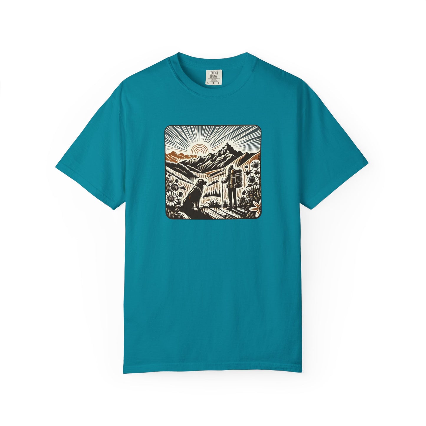 Adventure Awaits Unisex Garment-Dyed T-Shirt