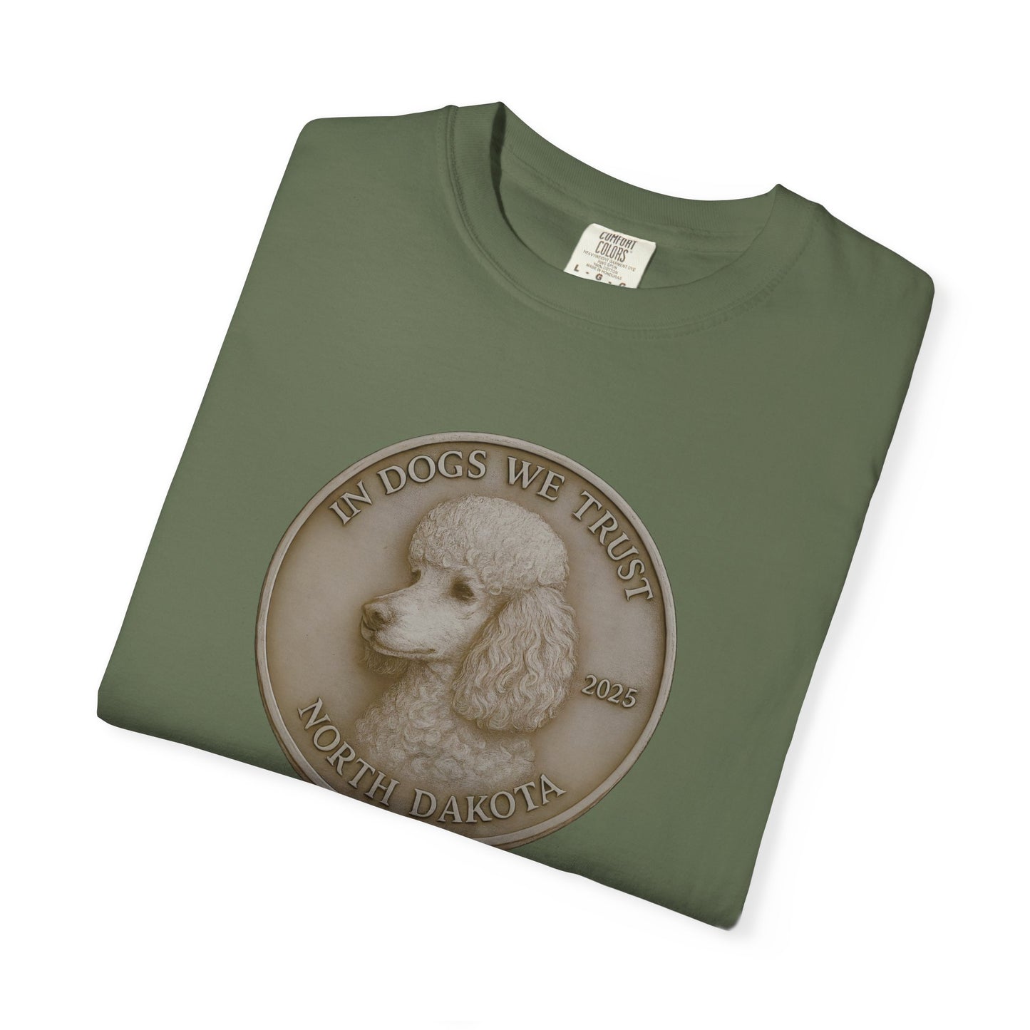 North Dakota State Coin T-Shirt Collection - Proud Dog Breed Illustrations