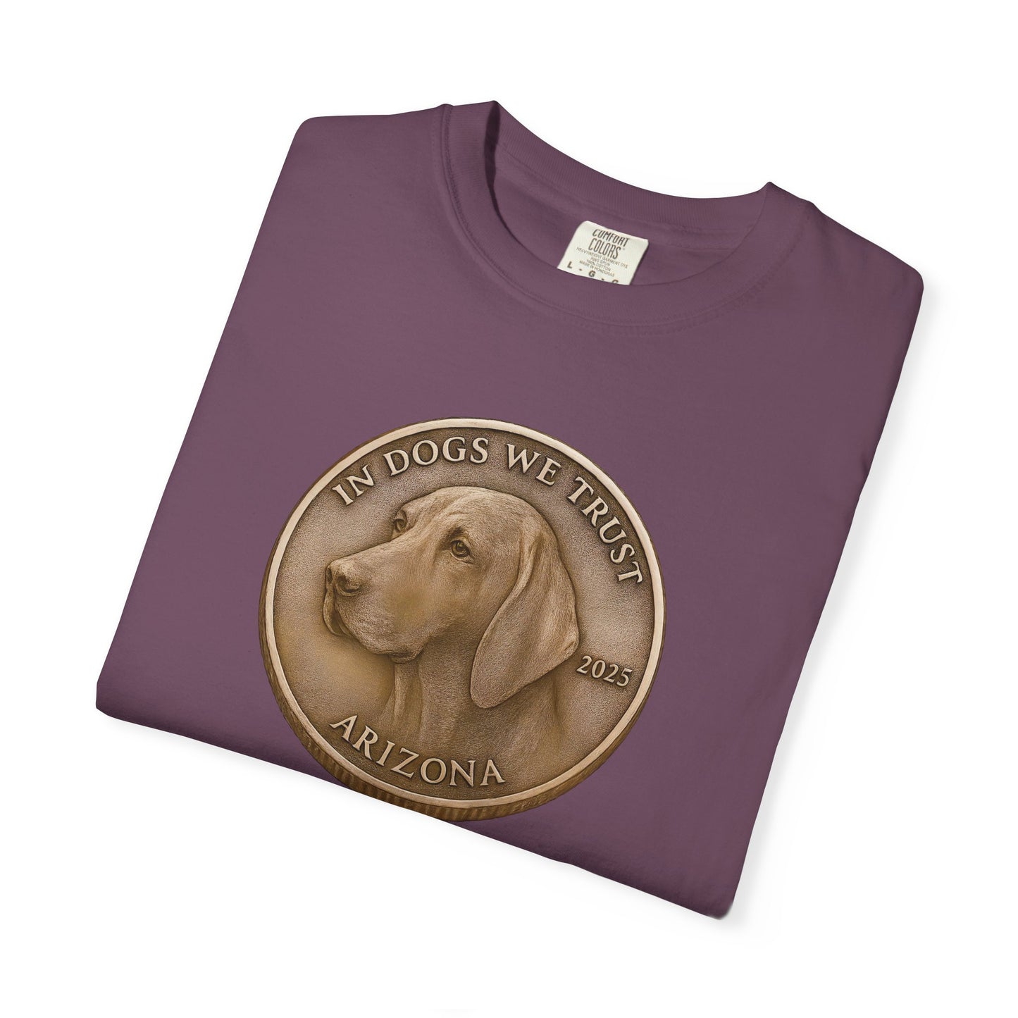 Arizona State Coin T-Shirt Collection - Proud Dog Breed Illustrations