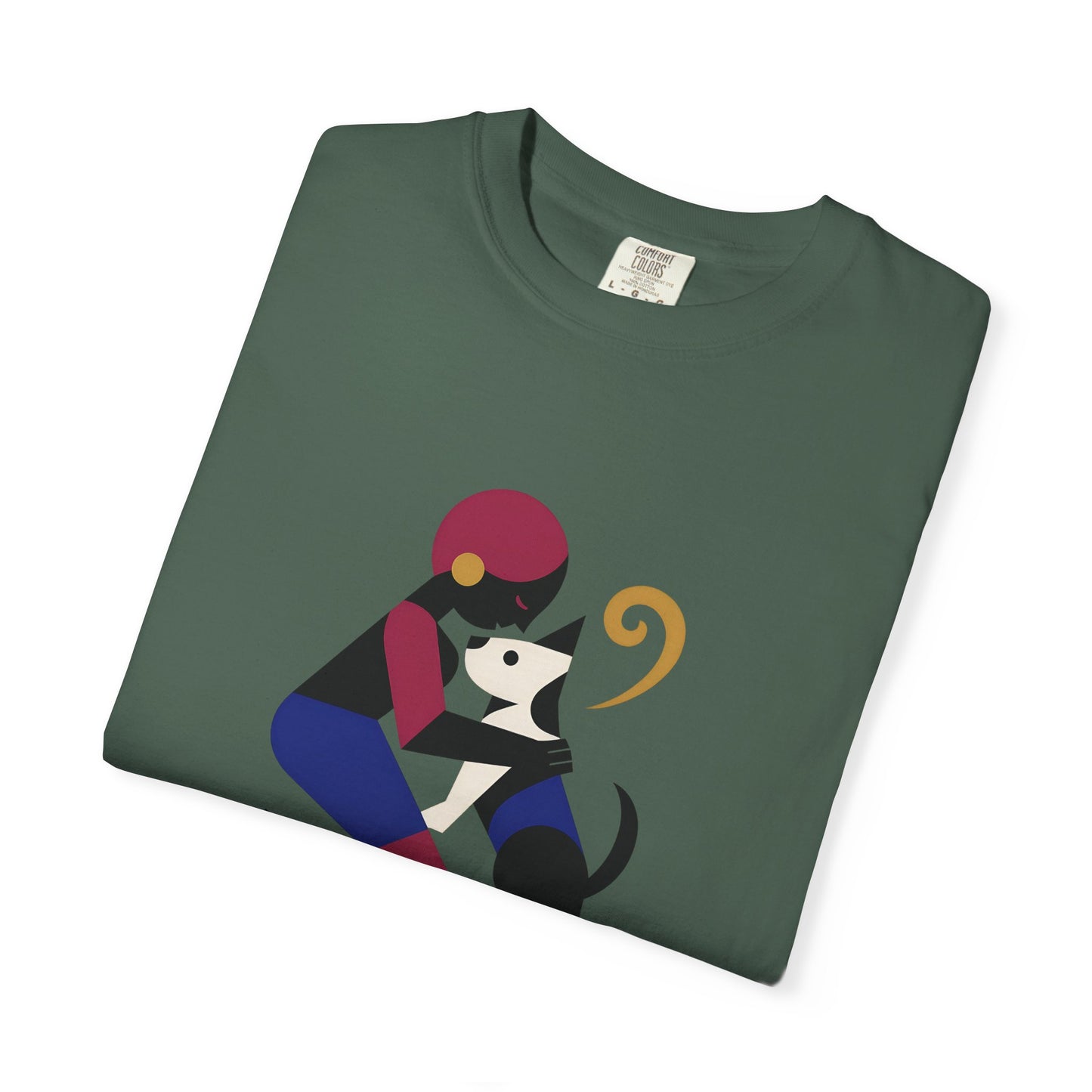 Dog Mom Unisex Garment-Dyed T-Shirt – Perfect Gift for Pet Lovers