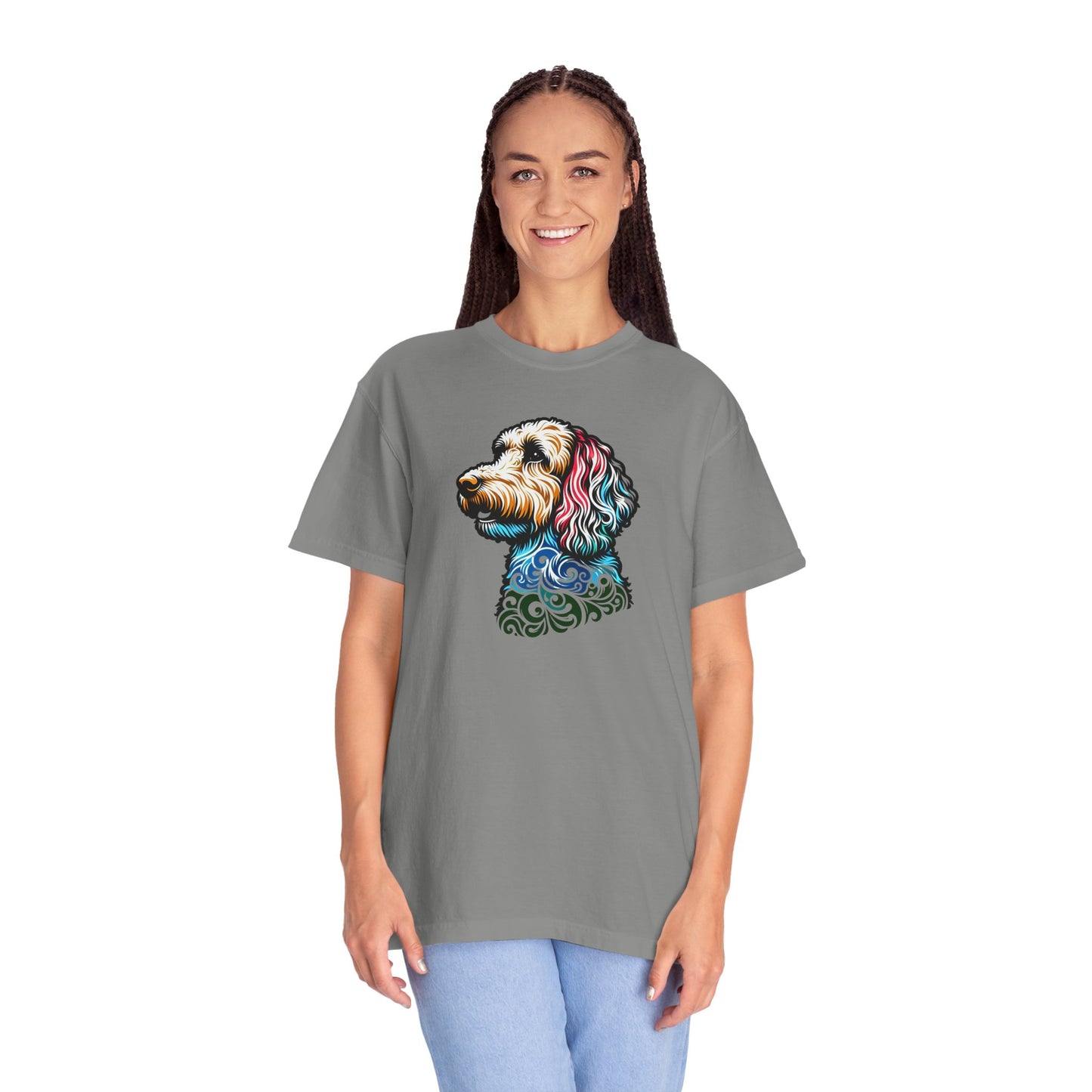 Labradoodle Love Tee – Color Splash Edition