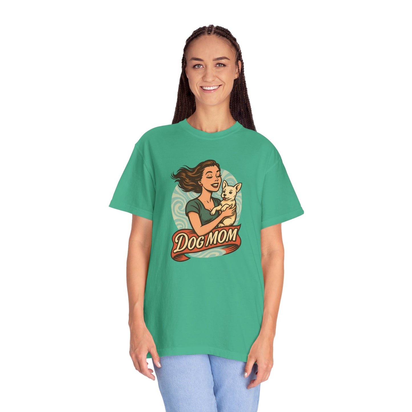 Dog Mom T-Shirt, Unisex Tee for Pet Lovers, Gift for Dog Owners, Casual Wear, Animal Lover Apparel