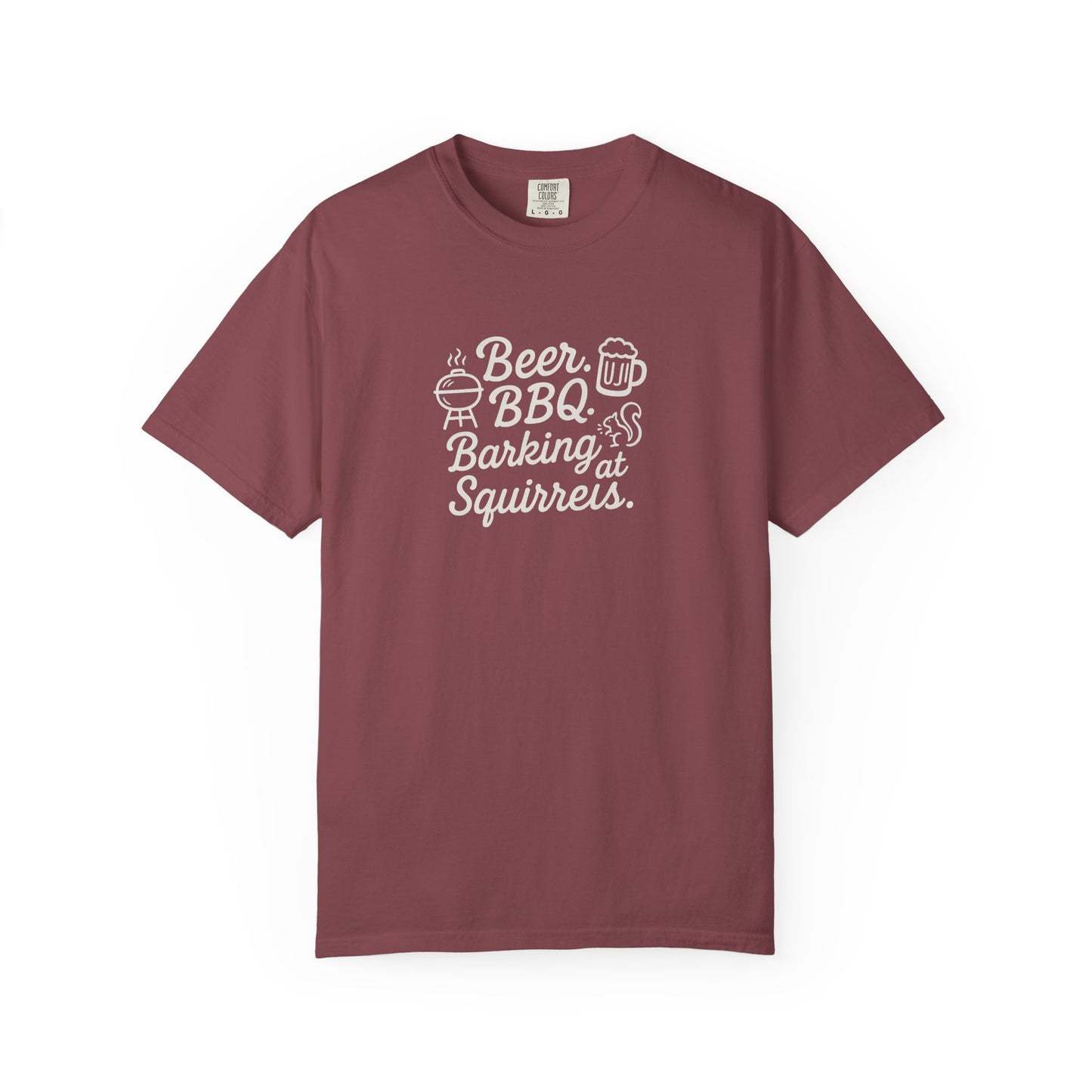 Beer BBQ and Barking Dog Dad T-Shirt