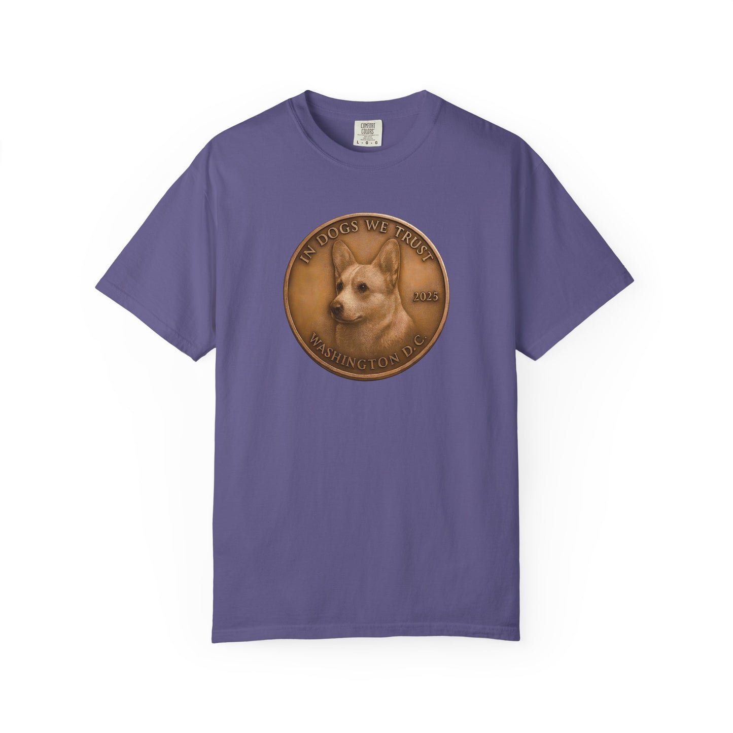 Washington DC State Coin T-Shirt Collection - Proud Dog Breed Illustrations