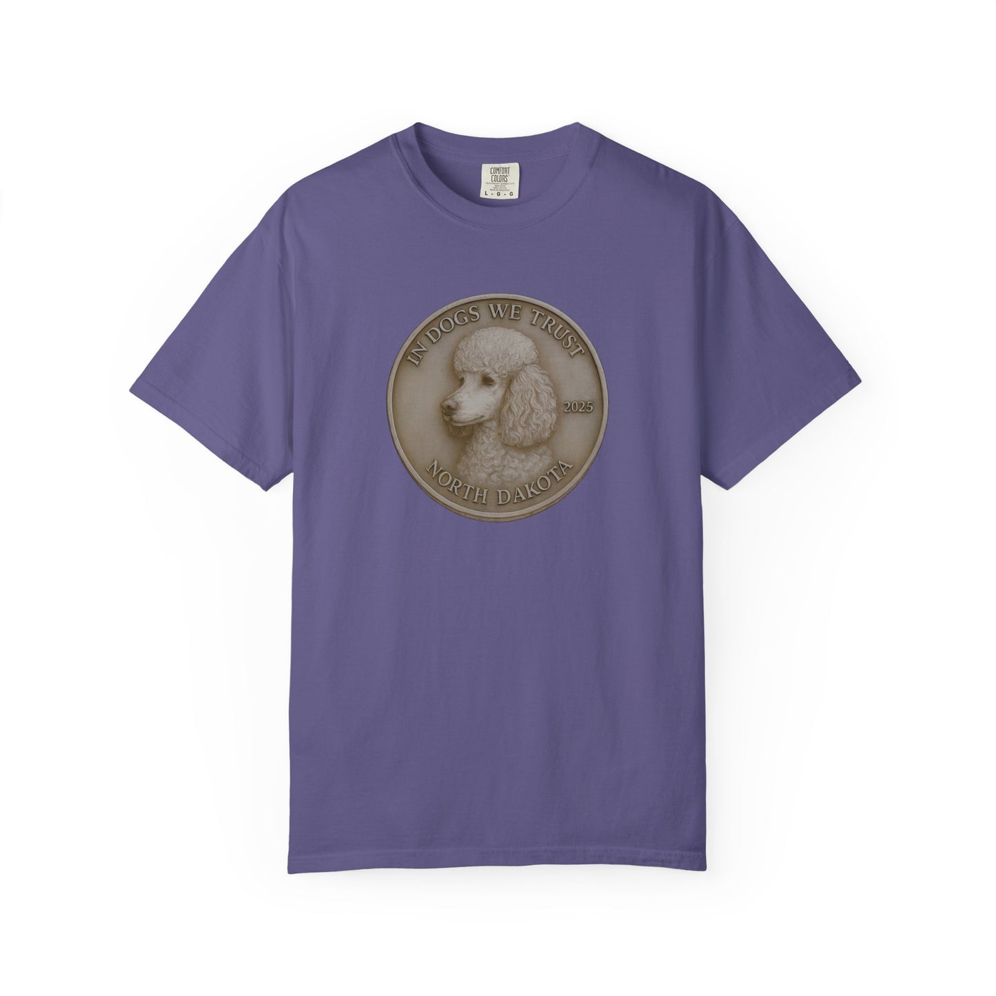 North Dakota State Coin T-Shirt Collection - Proud Dog Breed Illustrations
