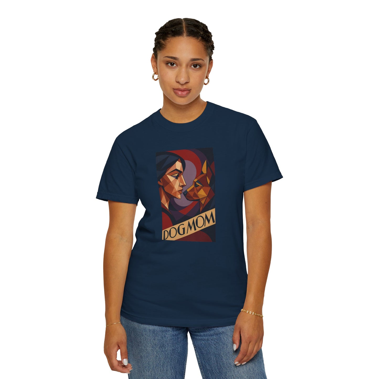 Dog Mom Graphic T-Shirt, Perfect Gift for Pet Lovers, Animal Lover Tee, Birthday Gift for Mom, Comfortable Casual Wear, Everyday Style