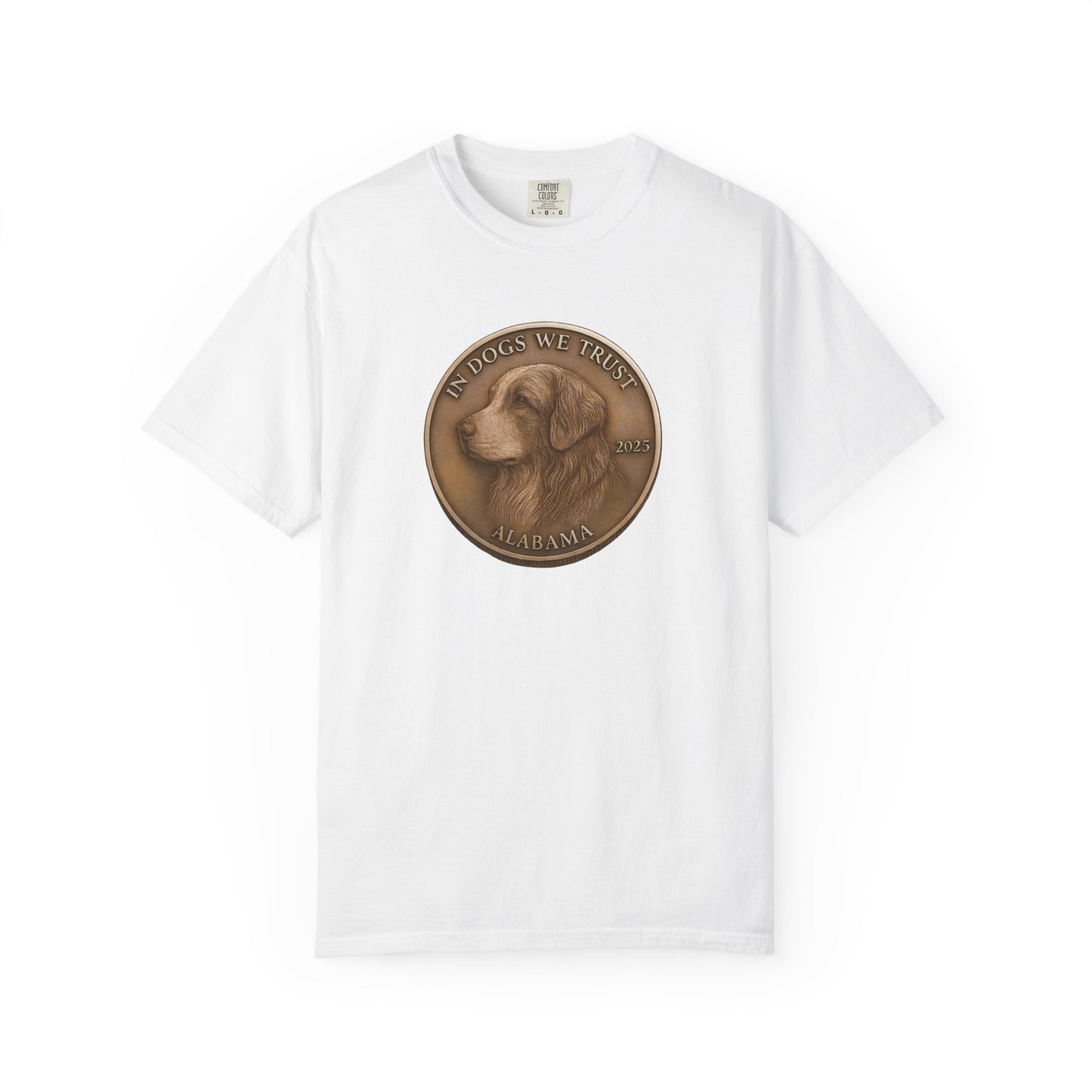 Alabama State Coin T-Shirt Collection - Proud Dog Breed Illustrations