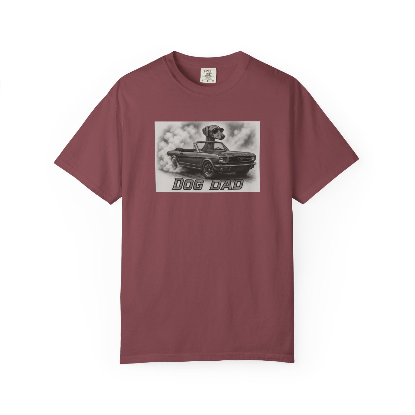 Dog Dad - Azawakh - Cool Dogs in Cool Cars T-Shirt Collection | Funny Dog Lover Apparel for Men