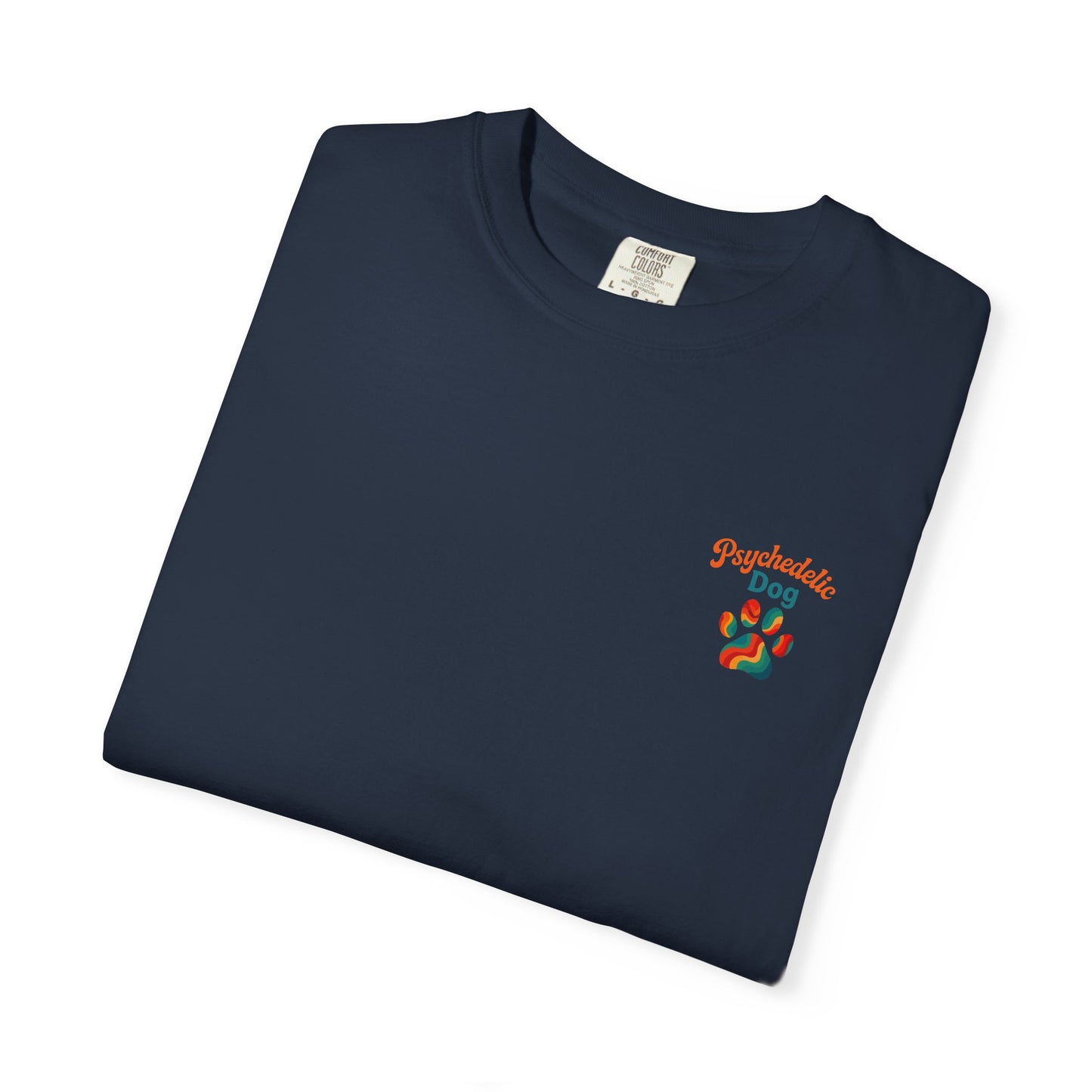 Psychedelic Dog T-Shirt - Jimi Hendrix Fun Humorous Design for Men and Women