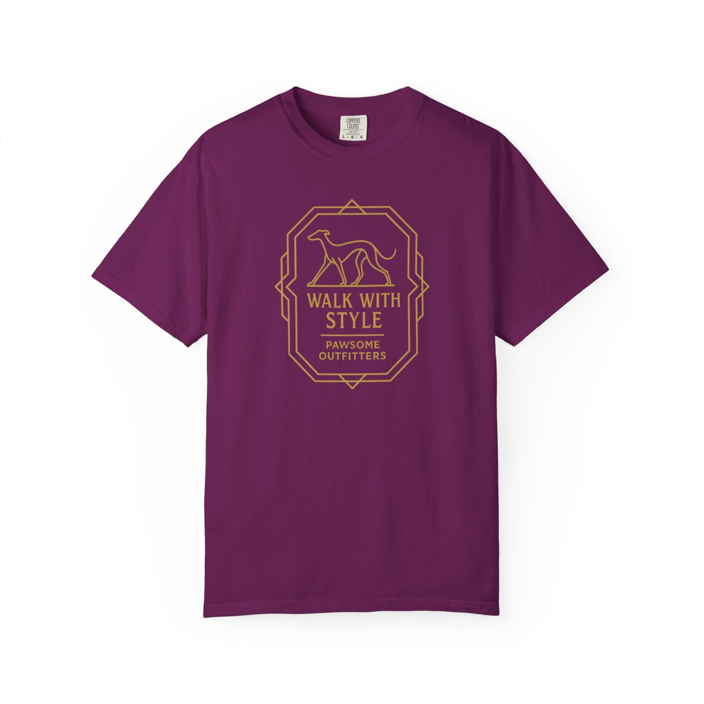 Stylish Dog Lovers T-Shirt, Casual Pet Owner Tee, Walk With Style Graphic Shirt, Gift for Dog Lovers, Comfortable Everyday Wear