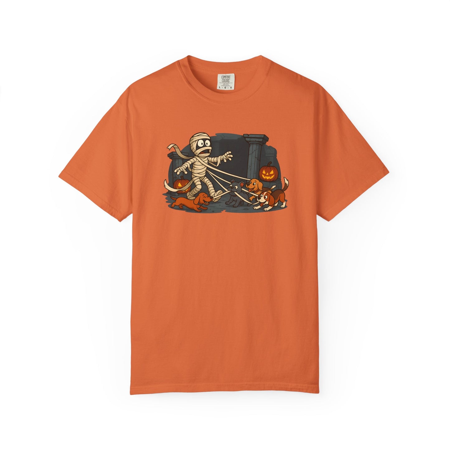 Halloween Graphic T-Shirt, Unisex Mummy Design, Spooky Shirt for Fall, Halloween Costume Tee, Unique Gift for Trick-or-Treaters