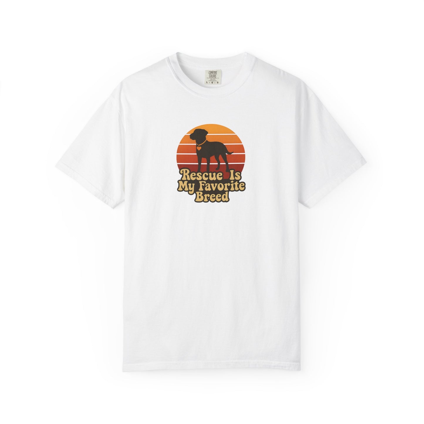 Rescue Dog Lover T-Shirt, Unisex Garment-Dyed Tee, Pet Adoption Shirt, Animal Rescue Apparel, Gift for Dog Owners, Animal Lover Gift