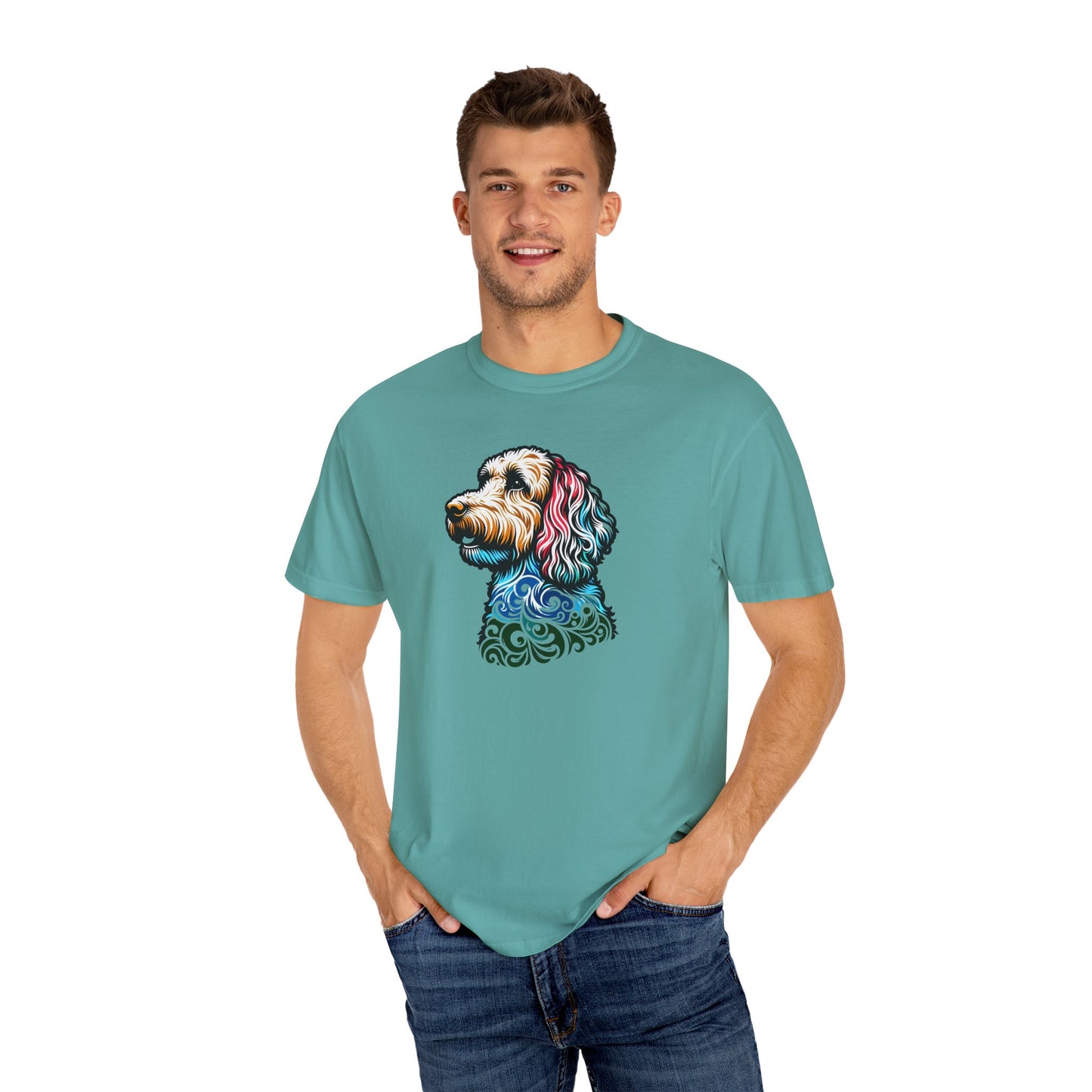 Labradoodle Love Tee – Color Splash Edition