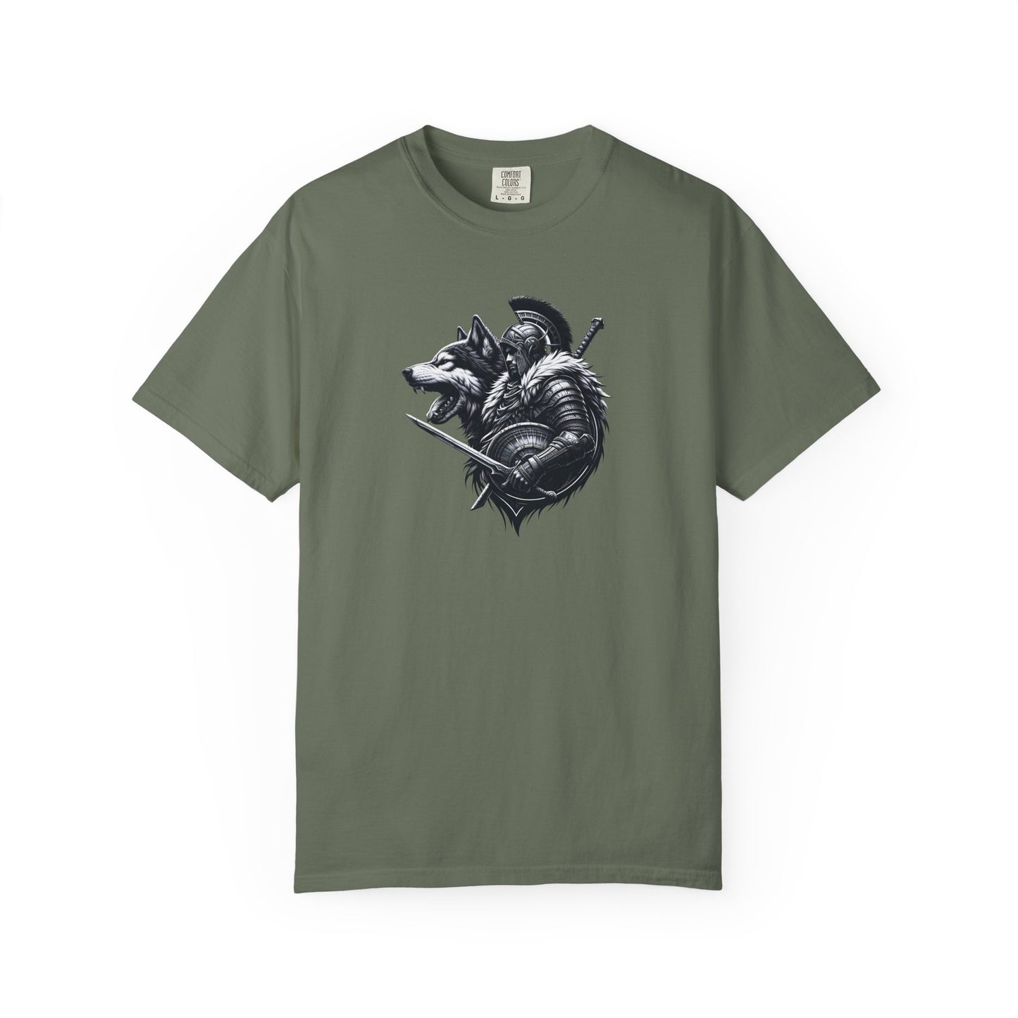 Wolf Warrior Unisex Garment-Dyed T-shirt - Perfect for Nature Lovers and Adventure Seekers
