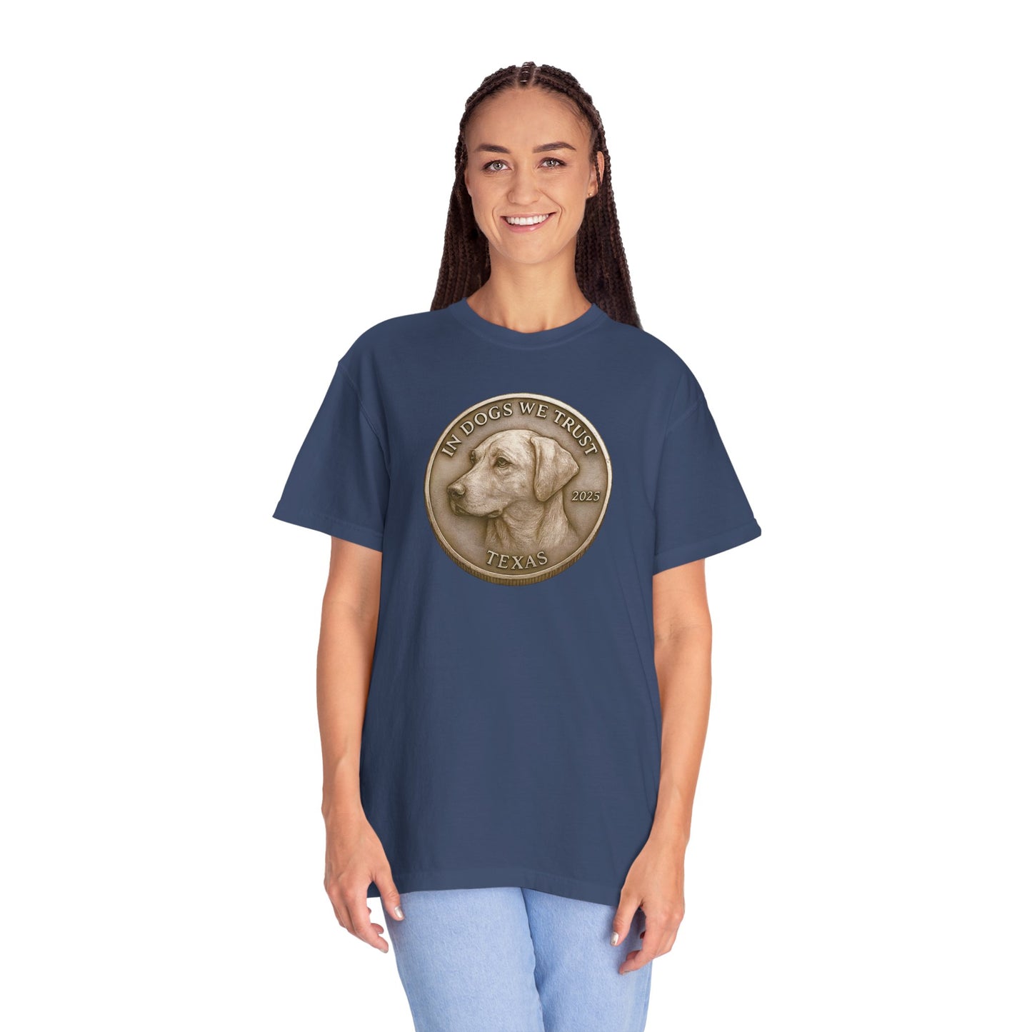 Texas State Coin T-Shirt Collection - Proud Dog Breed Illustrations