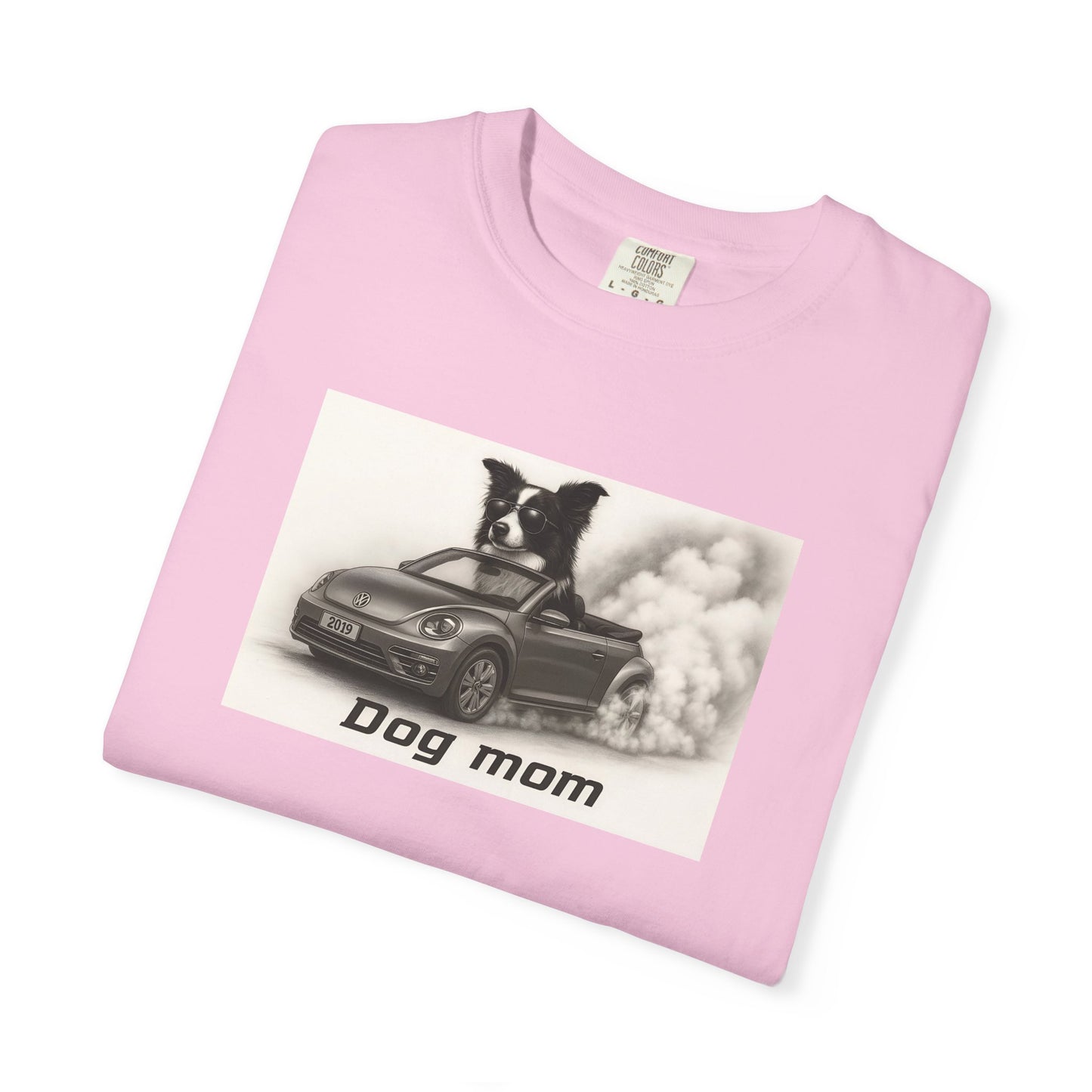 Dog Mom - Border Collie - “Cool Dogs in Cool Cars” T-Shirt Collection! 🐶🚗