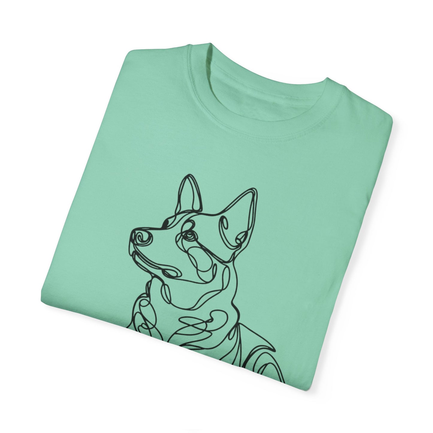 🖤 True Grit – Blue Heeler Line Art Tee - Perfect Gift for Dog Lovers