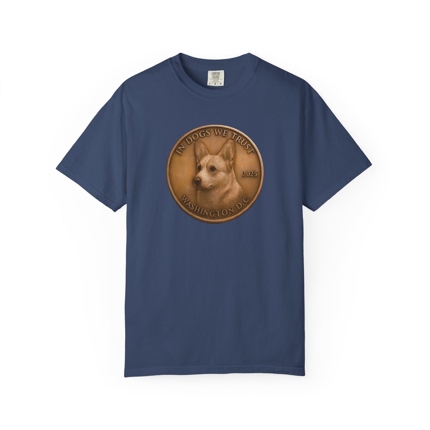 Washington DC State Coin T-Shirt Collection - Proud Dog Breed Illustrations