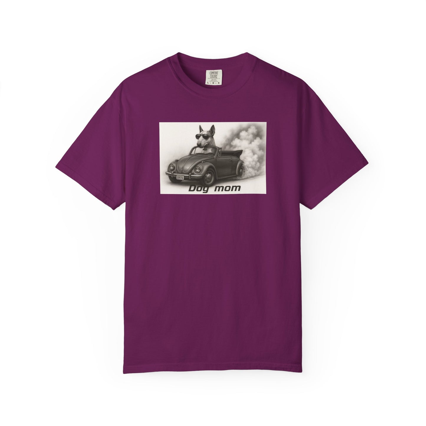 Dog Mom - Bull Terrier - “Cool Dogs in Cool Cars” T-Shirt Collection! 🐶🚗