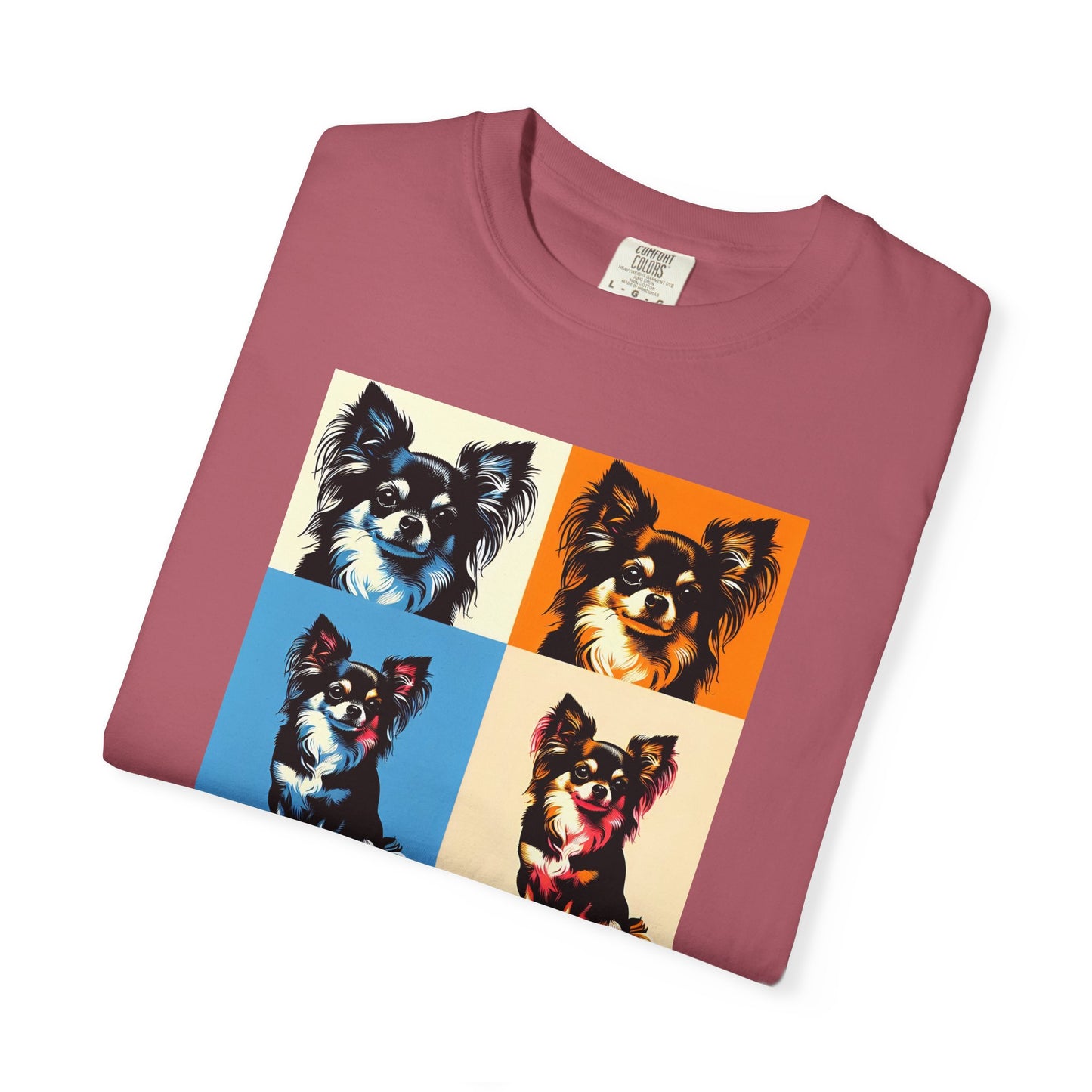 Chihuahua Pop Art Unisex T-shirt - Colorful Graphic Tee for Dog Lovers
