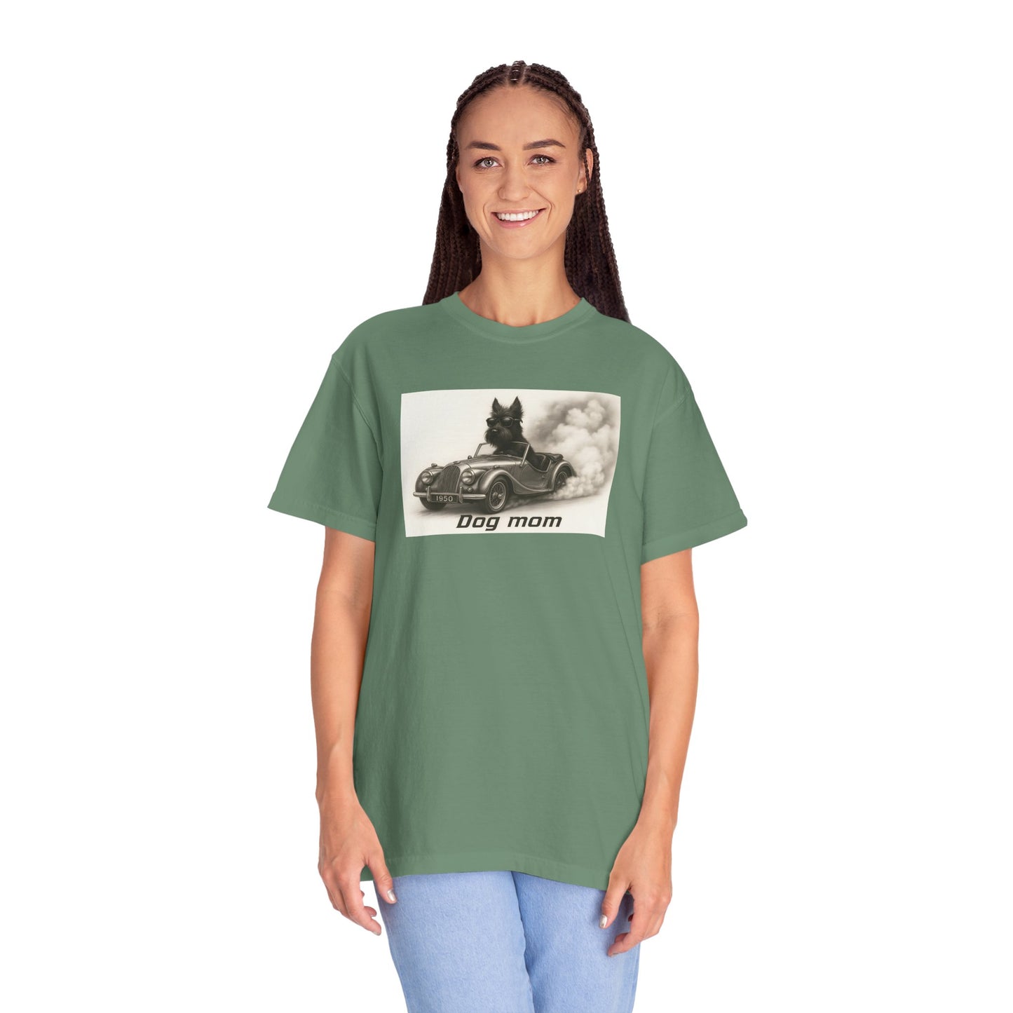 Dog Mom - Scottish Terrier - “Cool Dogs in Cool Cars” T-Shirt Collection! 🐶🚗