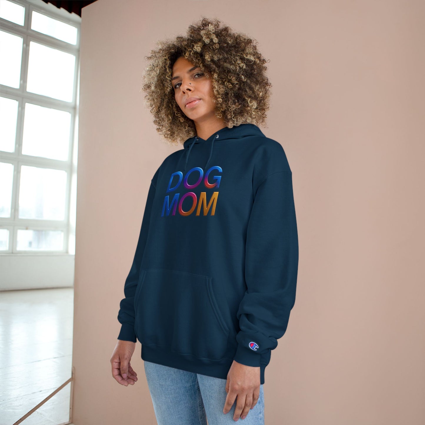 Dog Mom Hooded Sweatshirt, Pet Lover Gift, Cozy Apparel for Animal Lovers, Perfect for Birthdays, Dog Adoption Days, or Everyday Wear