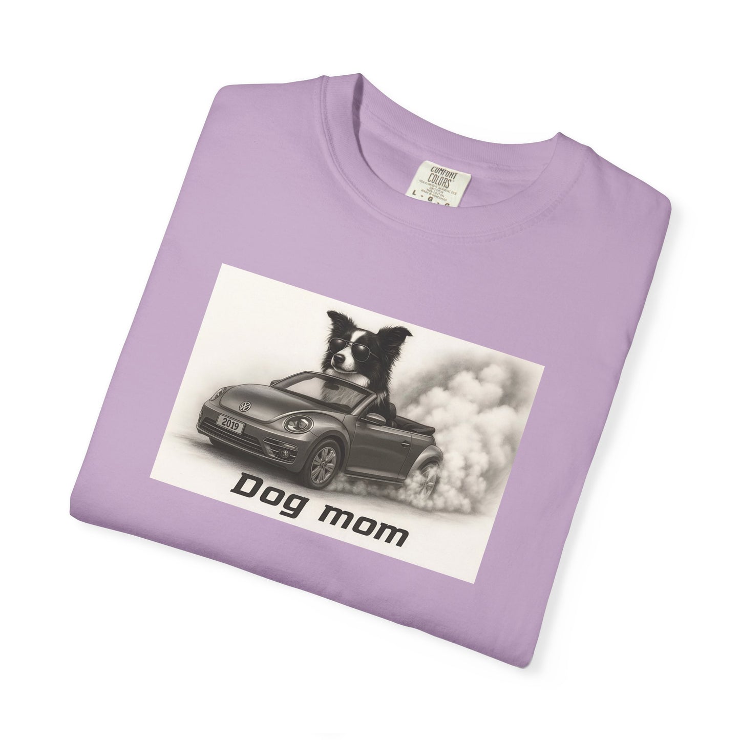 Dog Mom - Border Collie - “Cool Dogs in Cool Cars” T-Shirt Collection! 🐶🚗