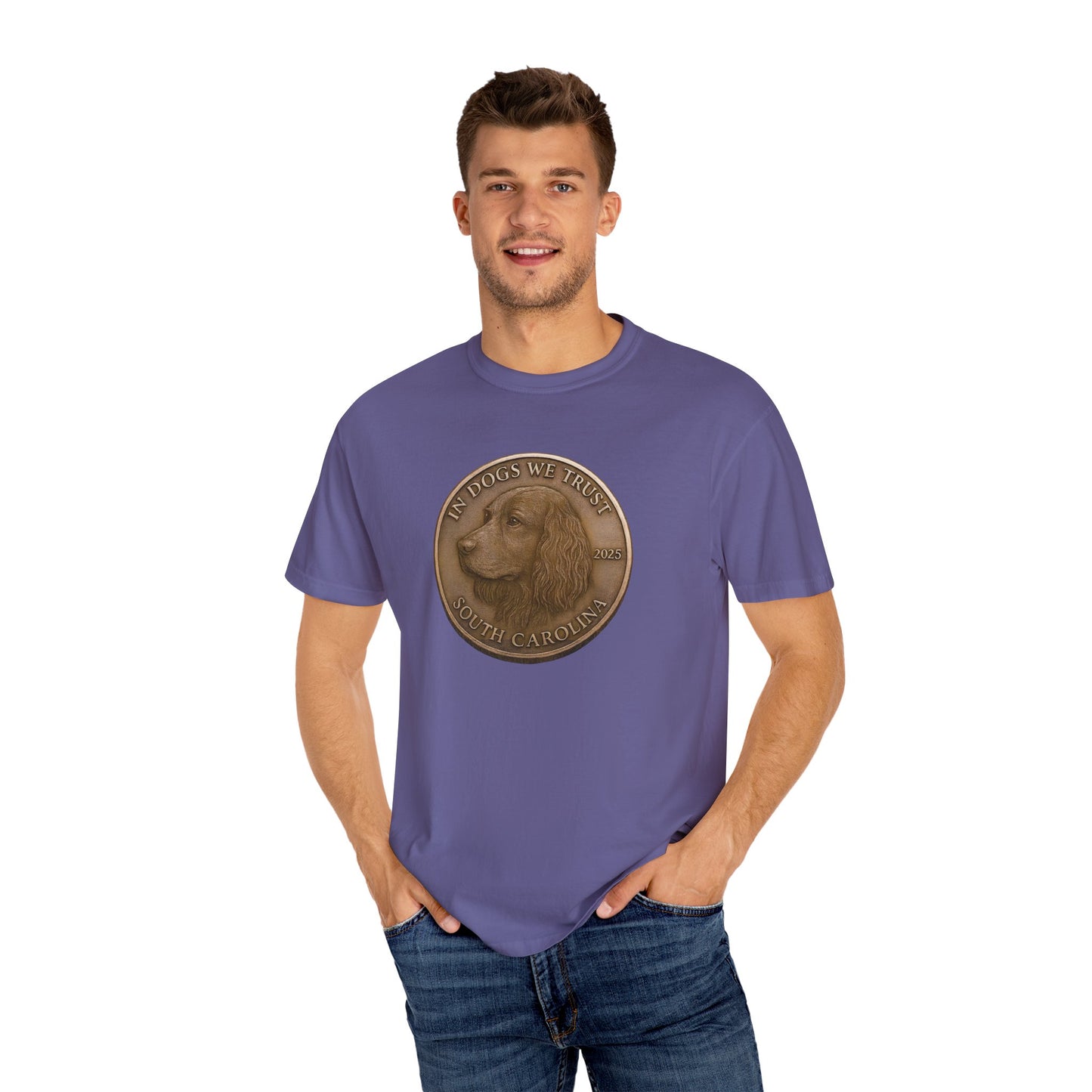 South Carolina State Coin T-Shirt Collection - Proud Dog Breed Illustrations