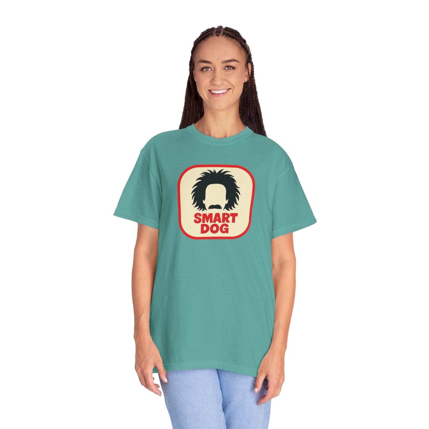 Dog Lover Graphic T-shirt - Smart Dog, Albert Einstein Design
