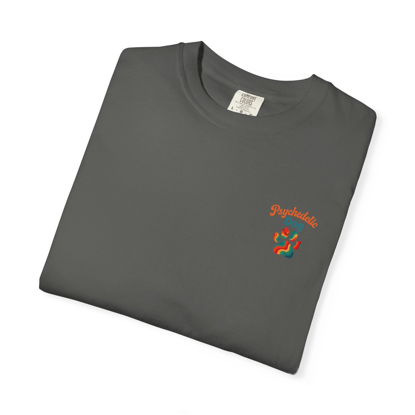 Psychedelic Dog T-Shirt - Jimi Hendrix Fun Humorous Design for Men and Women