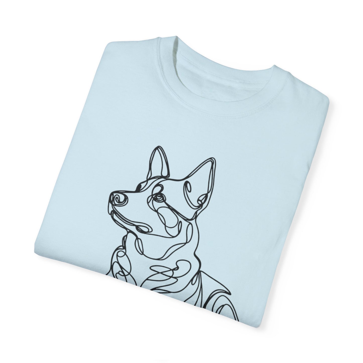 🖤 True Grit – Blue Heeler Line Art Tee - Perfect Gift for Dog Lovers