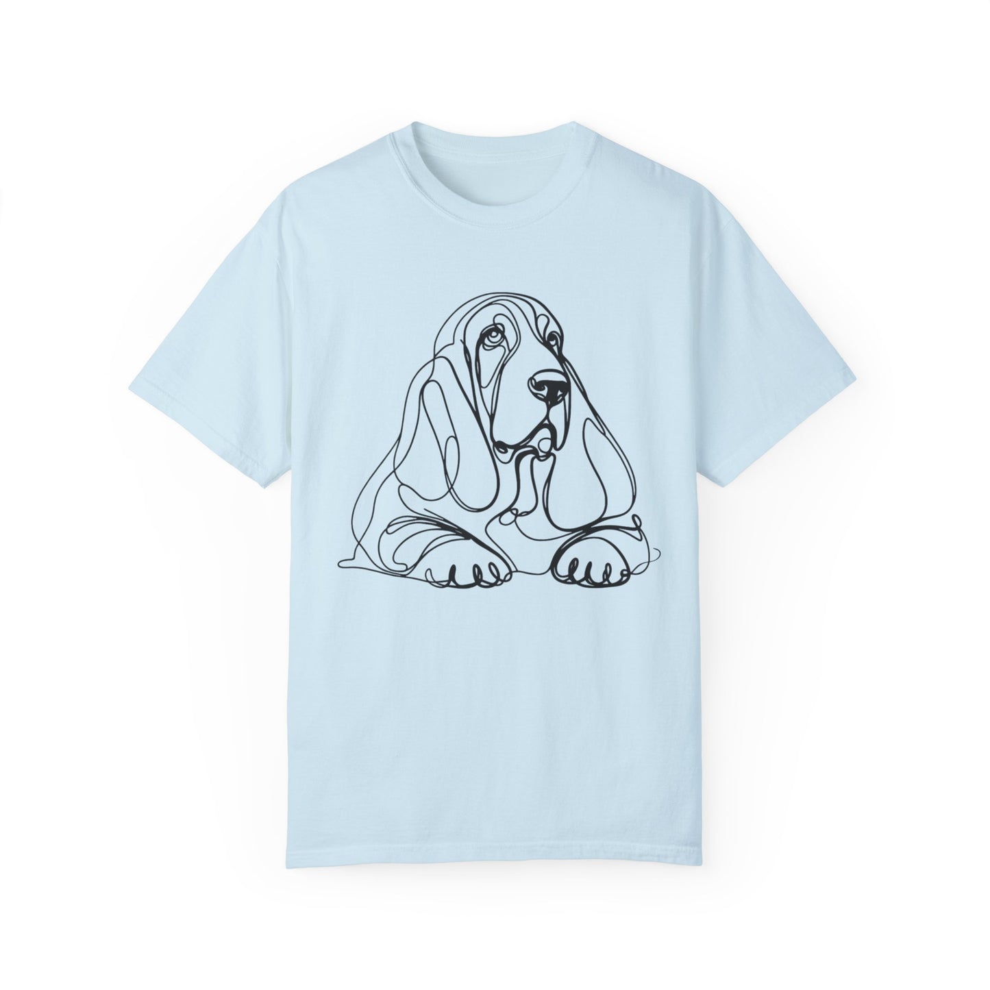 π Low & Loyal β Basset Hound Line Art Tee β Perfect for Dog Lovers
