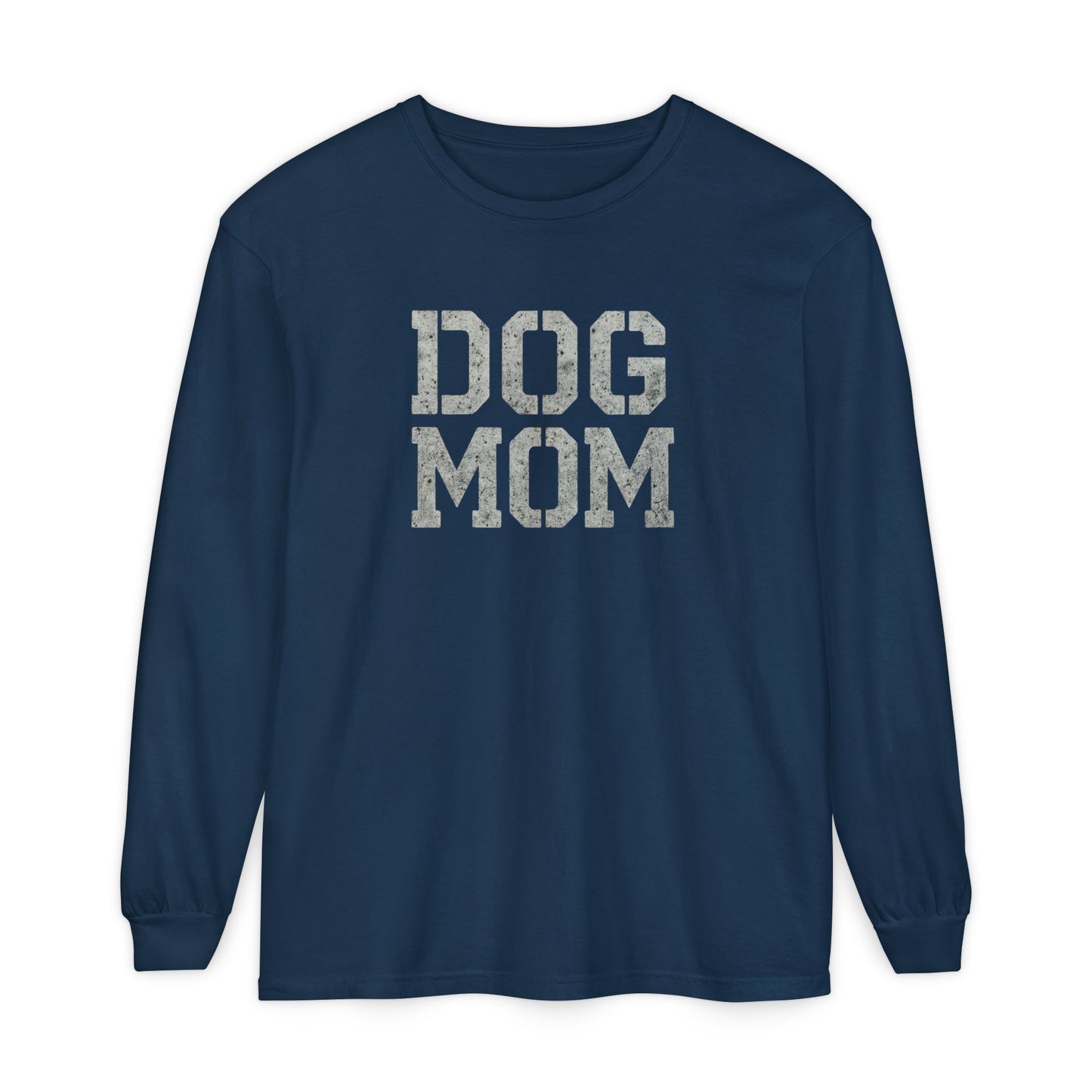 Dog Mom Long Sleeve T-Shirt, Perfect Gift for Pet Lovers, Birthday Gift, Dog Owner Apparel, Mother's Day Gift, Casual Wear