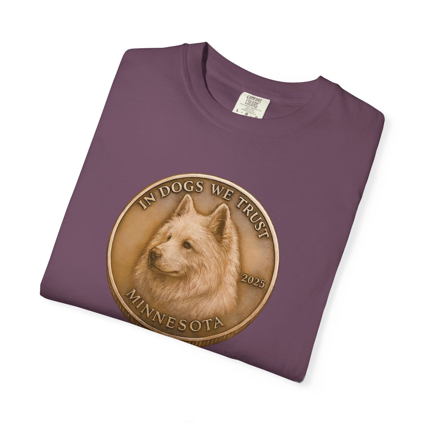 Minnesota State Coin T-Shirt Collection - Proud Dog Breed Illustrations