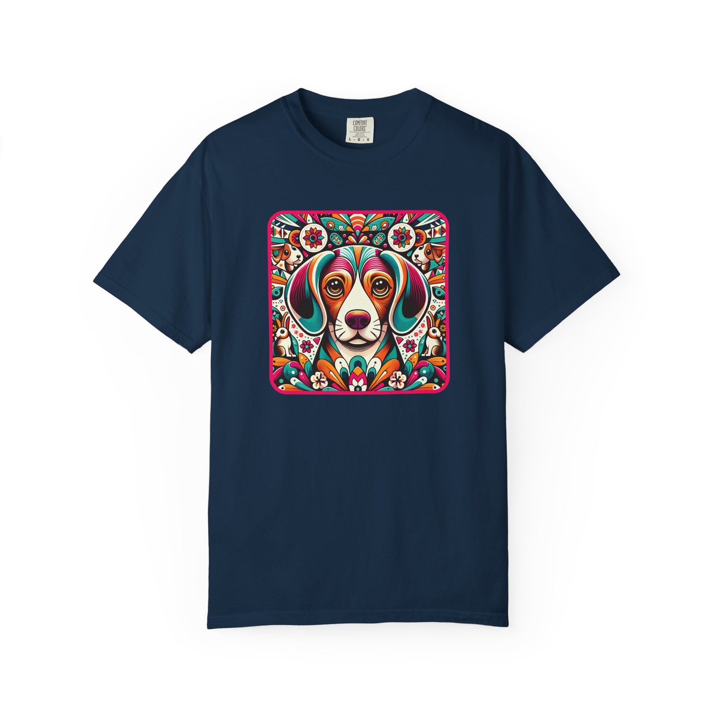 Colorful Dog Art Unisex T-Shirt - Perfect for Animal Lovers