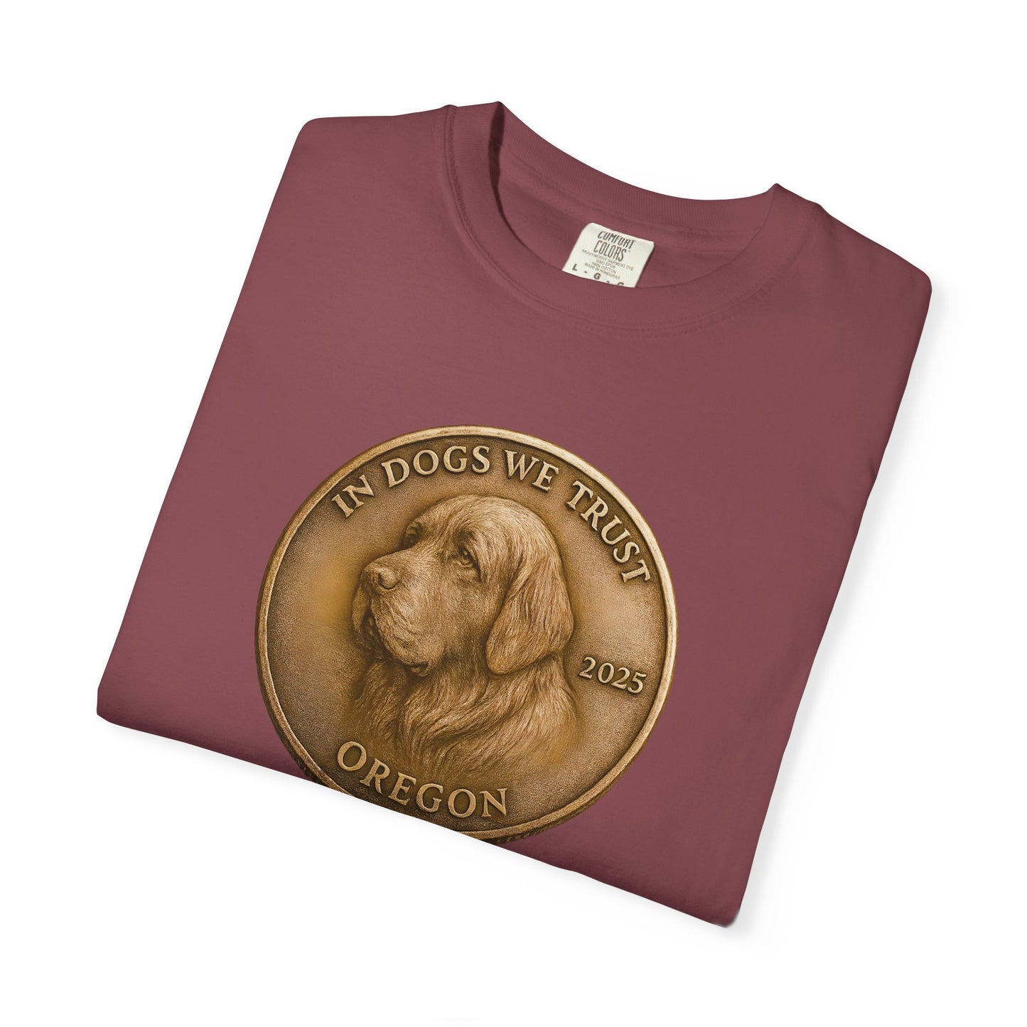 Oregon State Coin T-Shirt Collection - Proud Dog Breed Illustrations