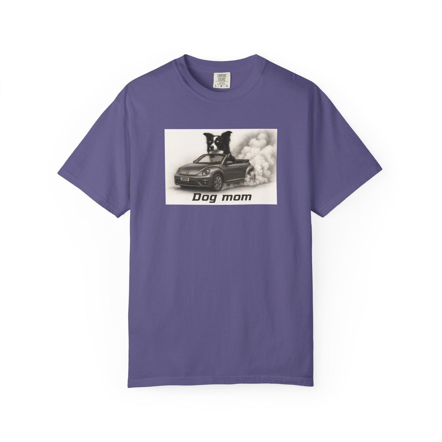 Dog Mom - Border Collie - “Cool Dogs in Cool Cars” T-Shirt Collection! 🐶🚗