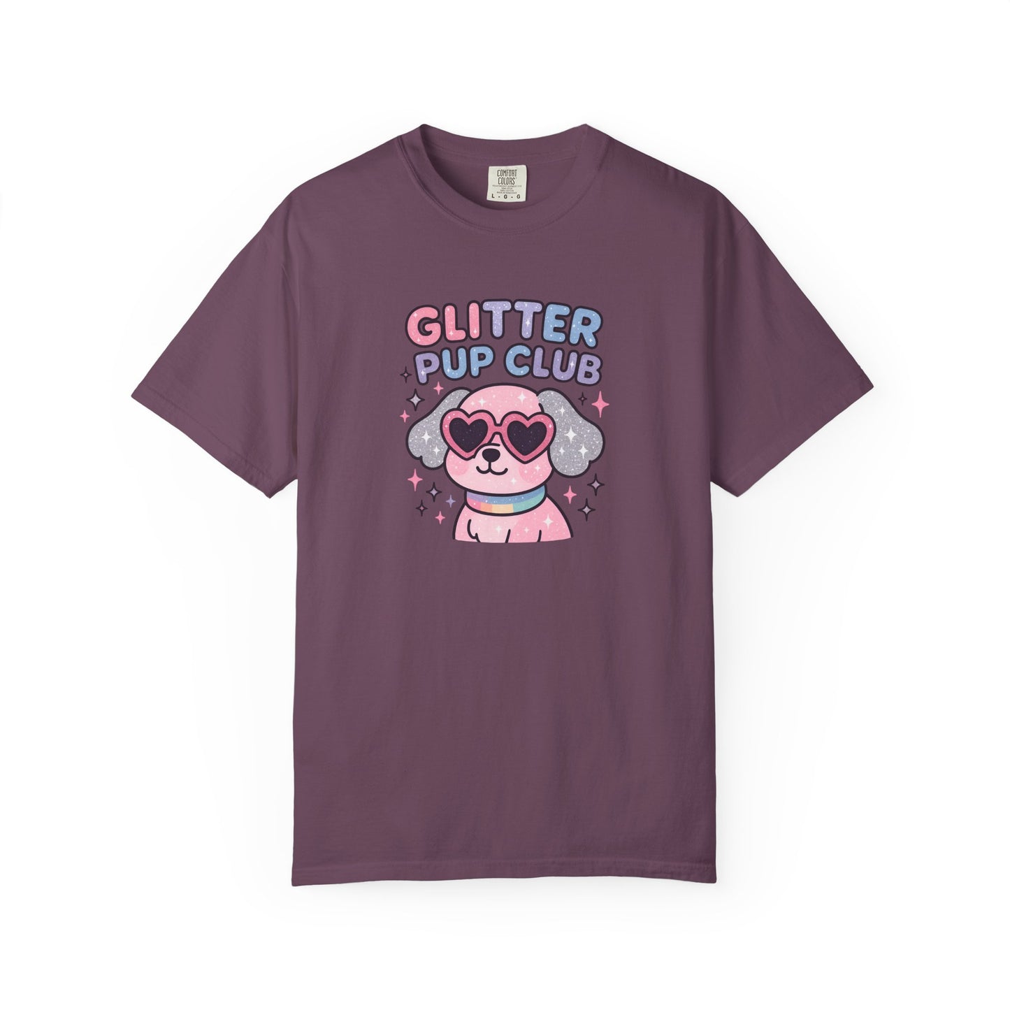Glitter Pup Club Unisex T-Shirt, Cute Dog Tee, Pet Lovers Gift, Fun Casual Wear, Animal Lover Shirt, Summer Essentials