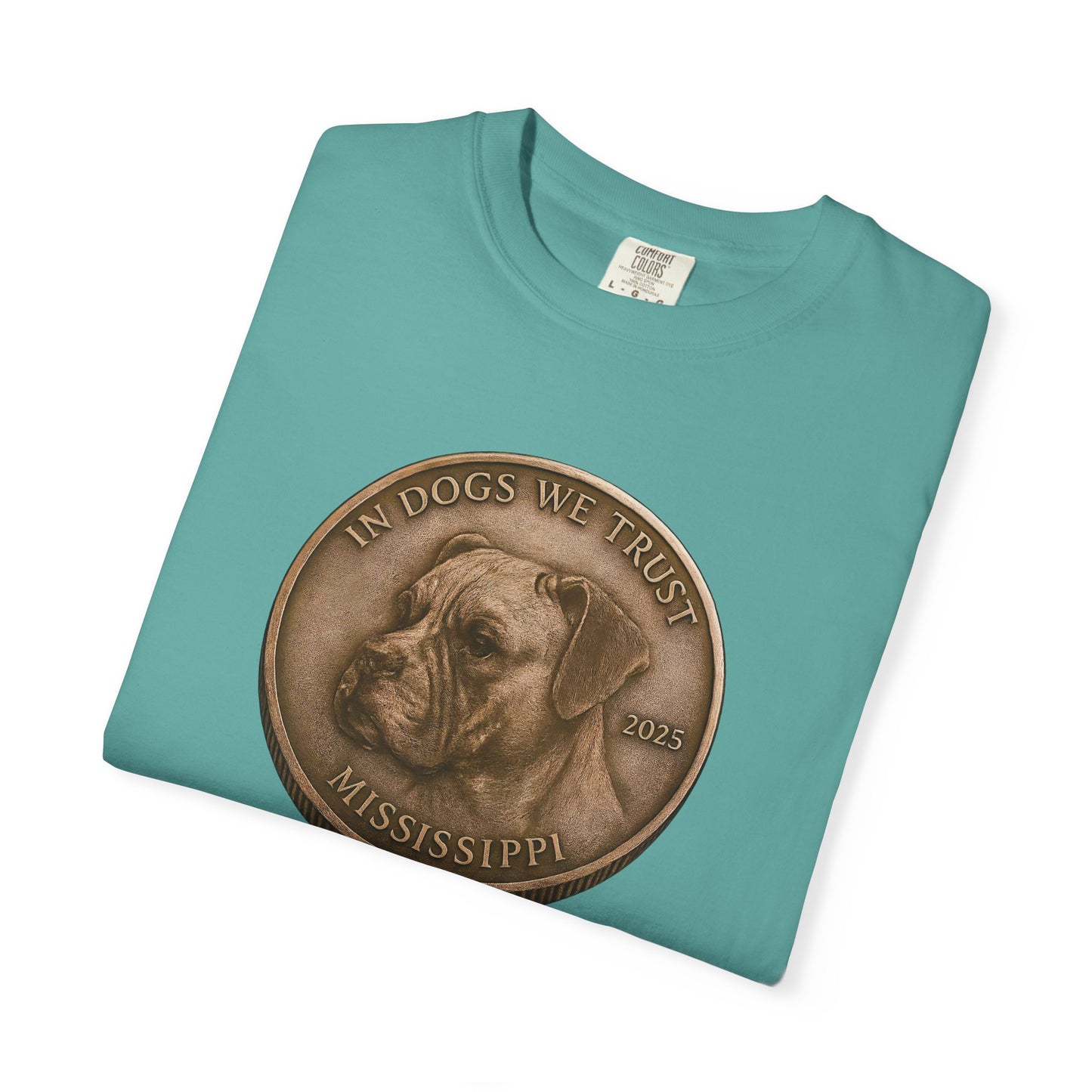 Mississippi DC State Coin T-Shirt Collection - Proud Dog Breed Illustrations
