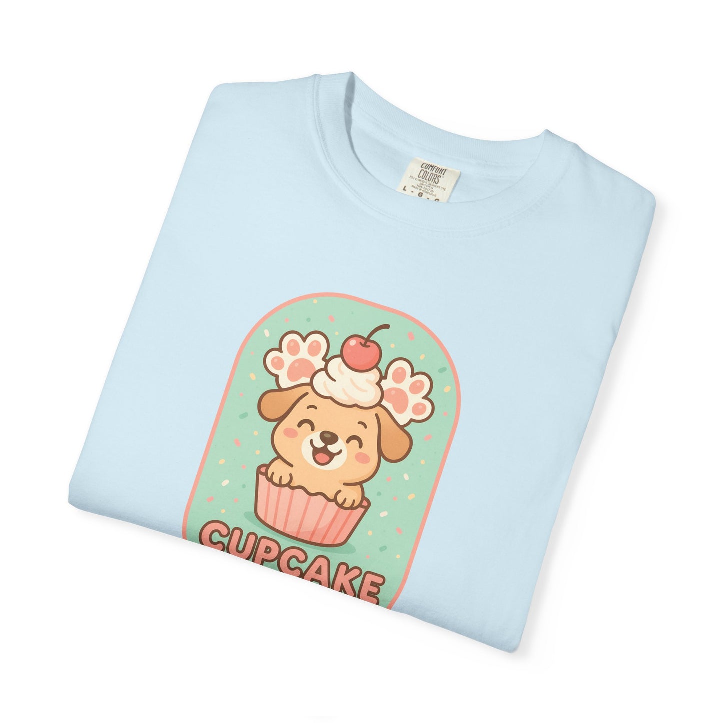 Cute Dog Cupcake Pawty Unisex T-shirt, Perfect for Animal Lovers, Pet Birthdays, Gifts, Casual Wear, Fun Gatherings, Dog Celebrations