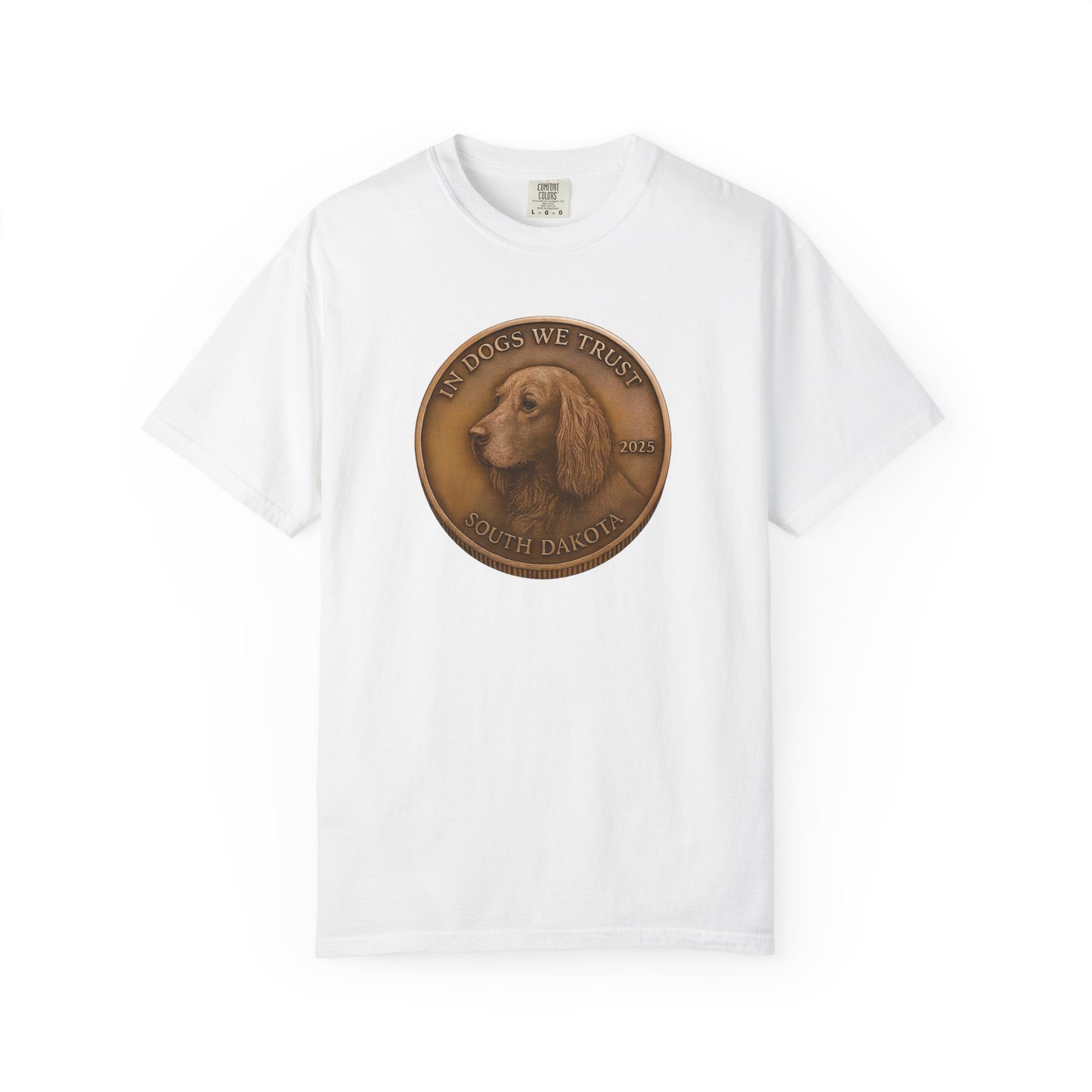South Dakota State Coin T-Shirt Collection - Proud Dog Breed Illustrations