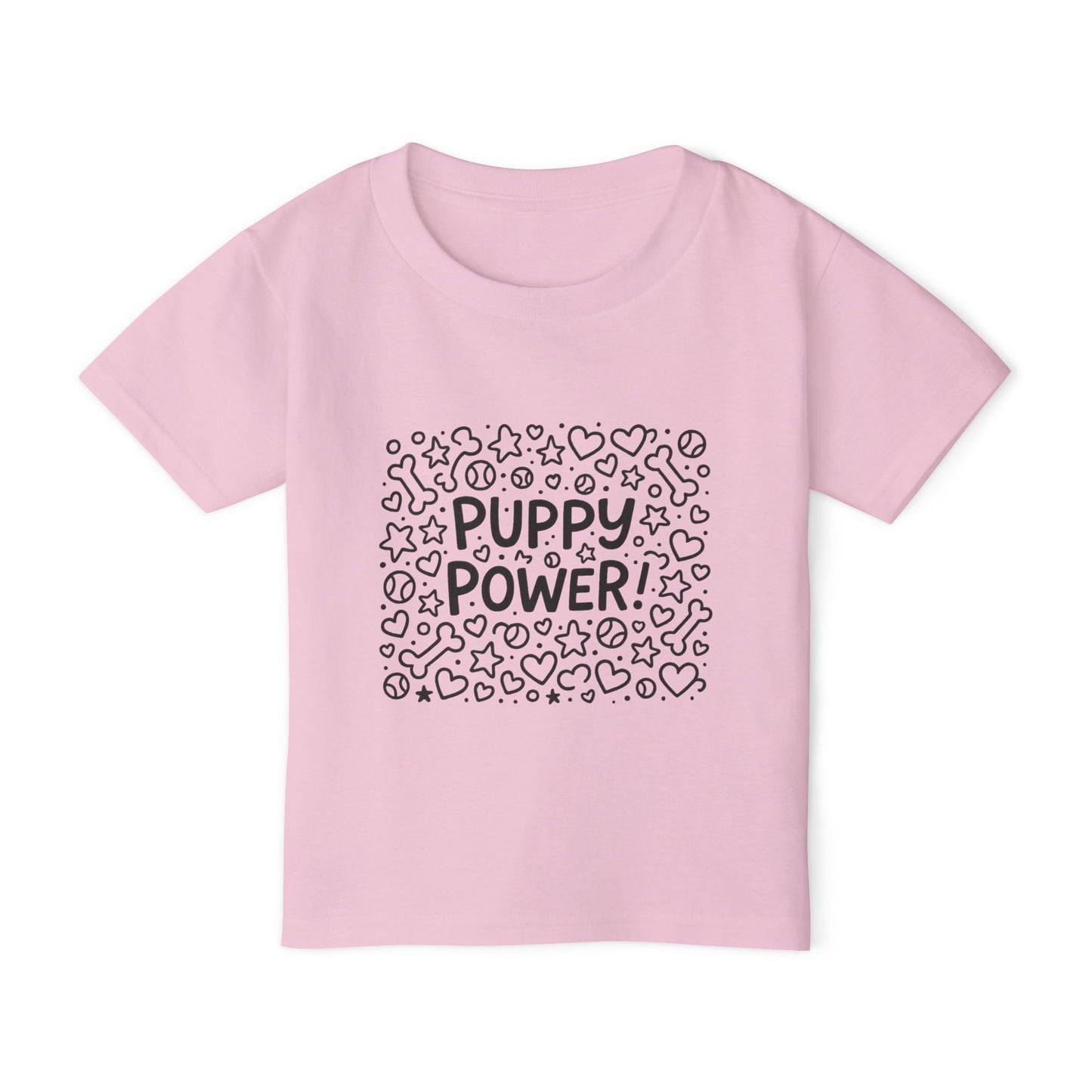 Puppy Power Toddler T-shirt | Cute Kids Tee, Dog Lover Gift, Baby Shower Outfit, Birthday Apparel, Fun Playwear