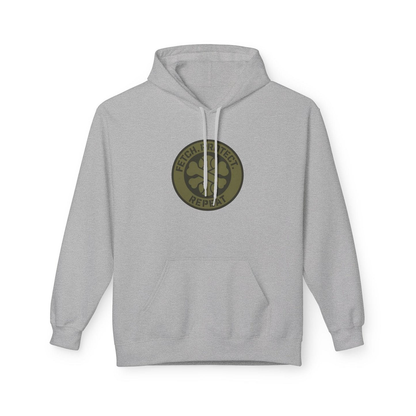 Dog Dad Fleece Hoodie, Unisex Softstyle Hooded Sweatshirt, Perfect Gift for Dog Lovers, Comfortable and Stylish