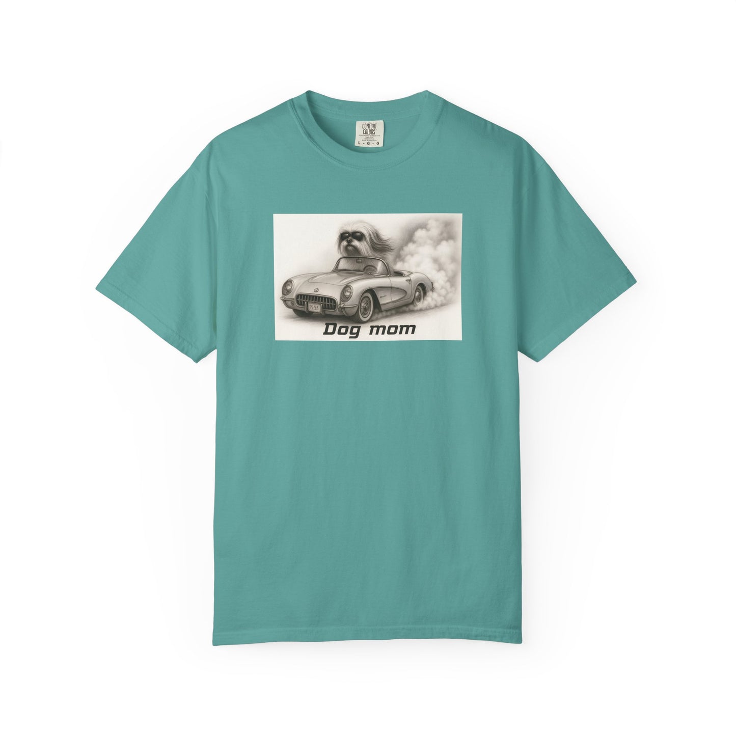 Dog Mom - Lhasa Apso- “Cool Dogs in Cool Cars” T-Shirt Collection! 🐶🚗