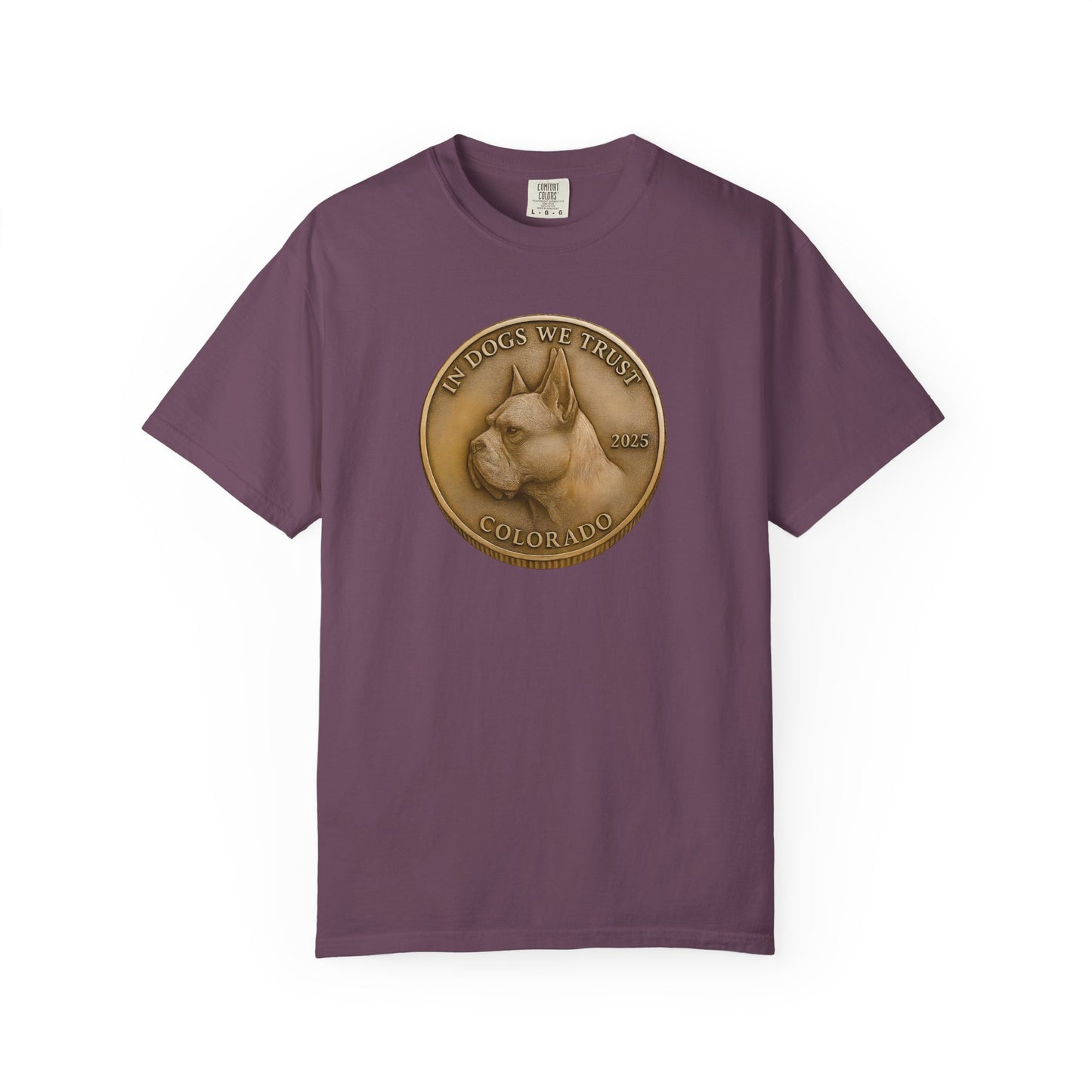 Colorado State Coin T-Shirt Collection - Proud Dog Breed Illustrations