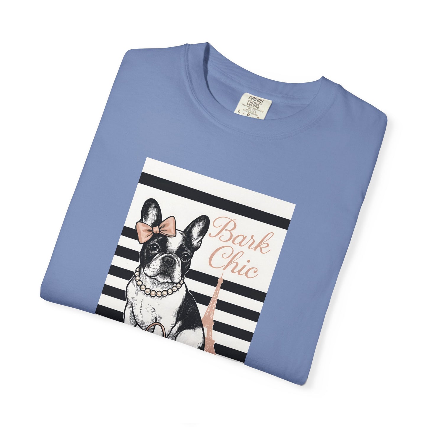 Chic Dog Lover T-shirt, Bark Chic Tee, Unisex Graphic Shirt, Pet Lover Gift, Comfortable Everyday Wear, Cute Animal Apparel