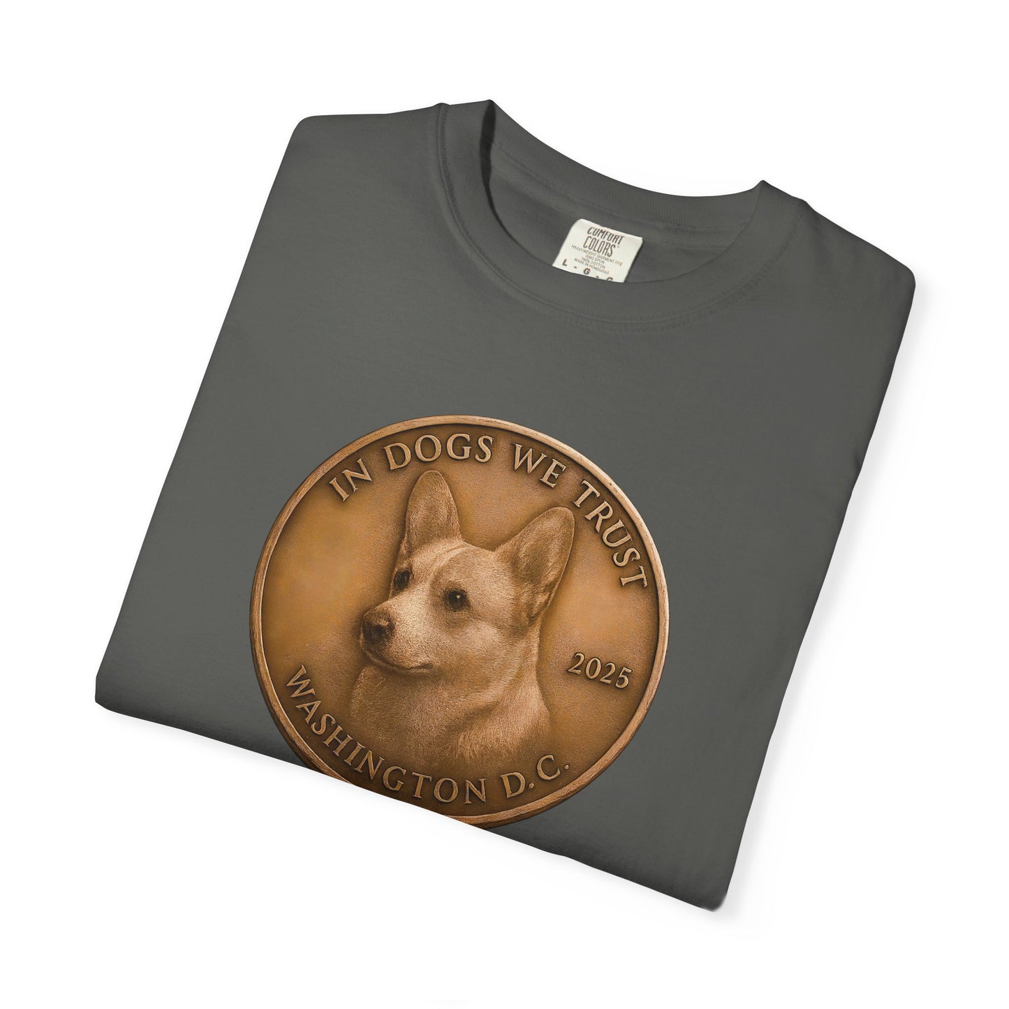 Washington DC State Coin T-Shirt Collection - Proud Dog Breed Illustrations