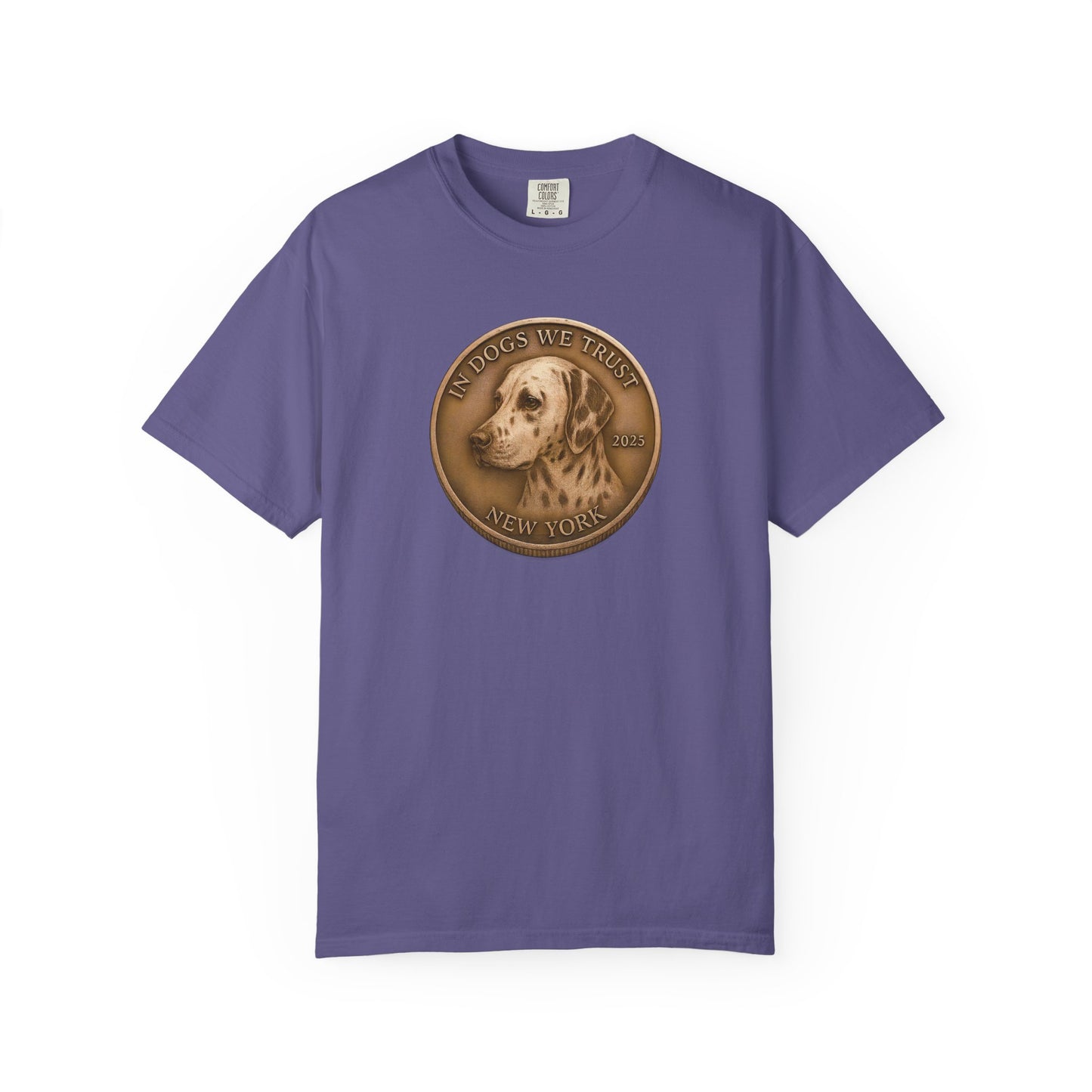 New York State Coin T-Shirt Collection - Proud Dog Breed Illustrations